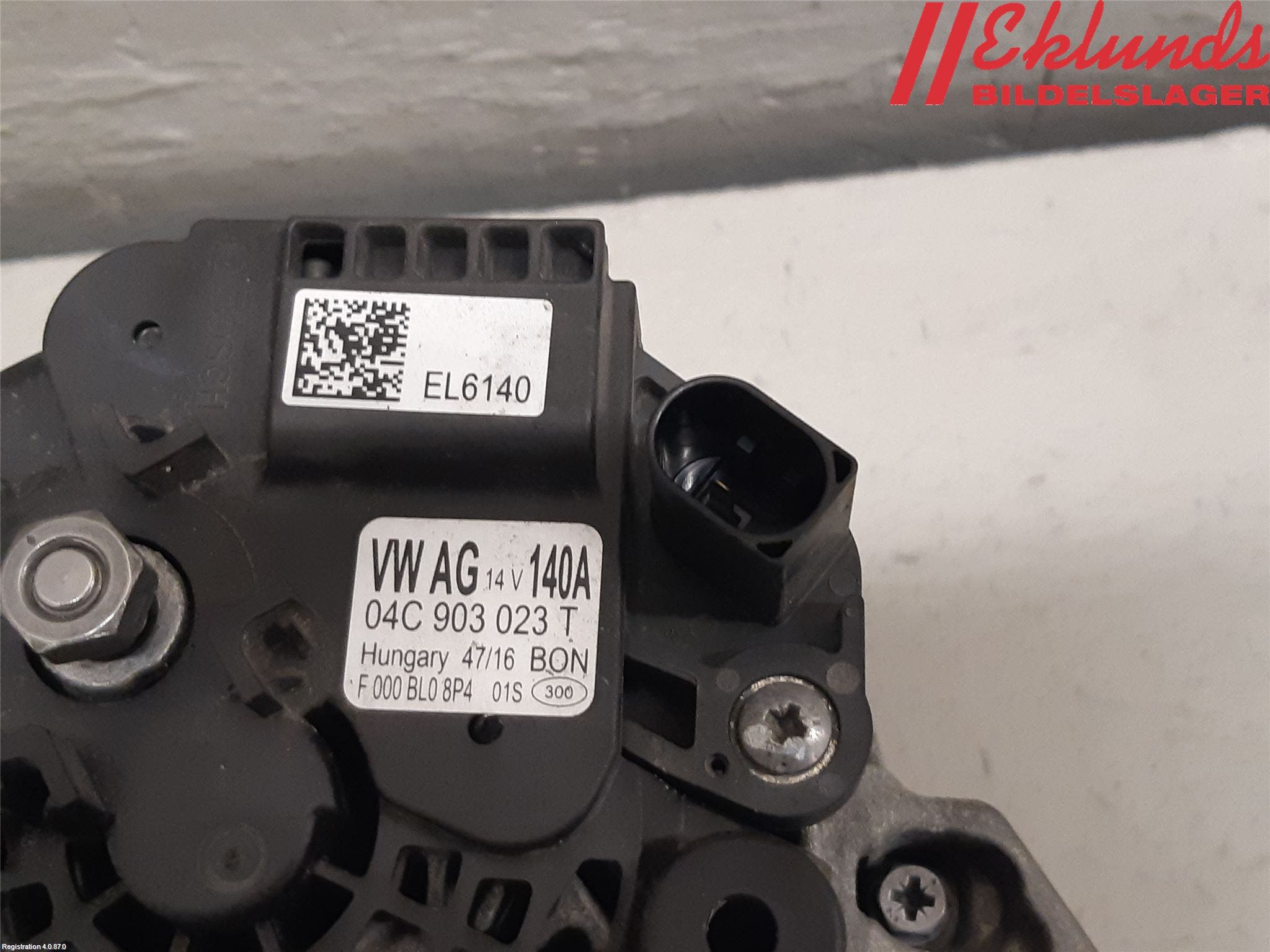 Volkswagen VW GOLF / E-GOLF VII 13-20 Generator