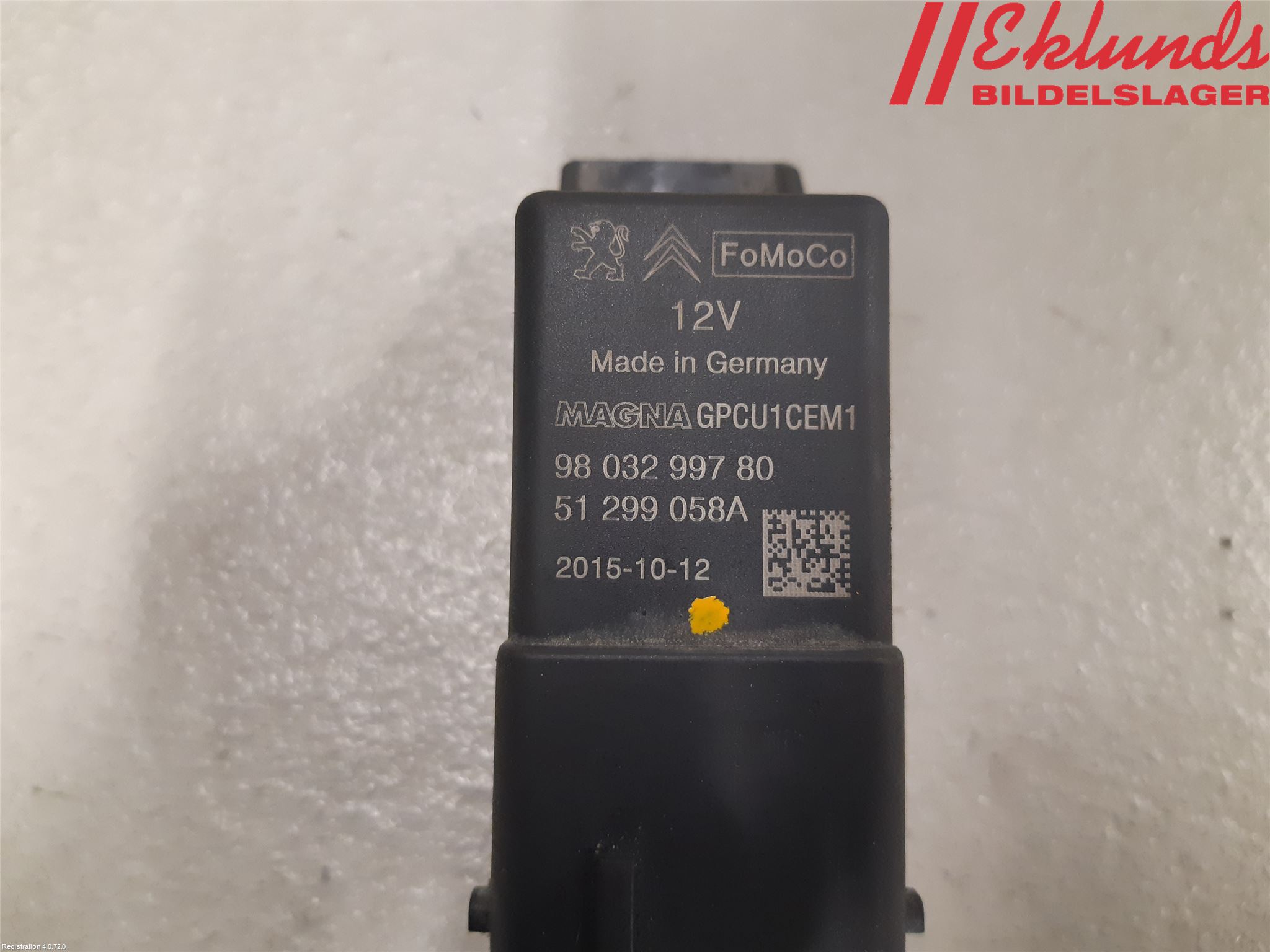 Ford MONDEO 15-22 Relä Glödning Diesel