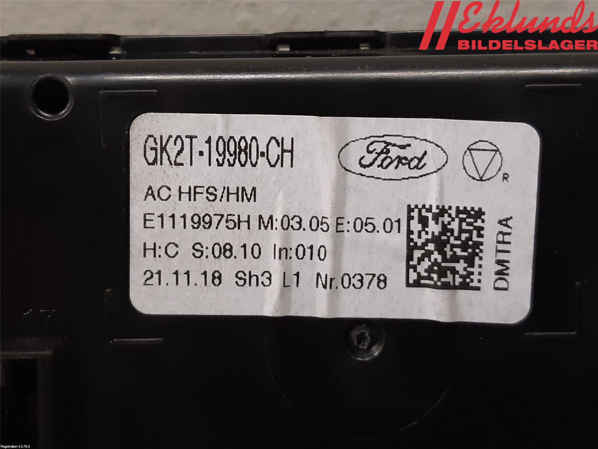 Ford TRANSIT SKÅP/BUSS 14-22 Ac Styrenhet Ac Manöveren