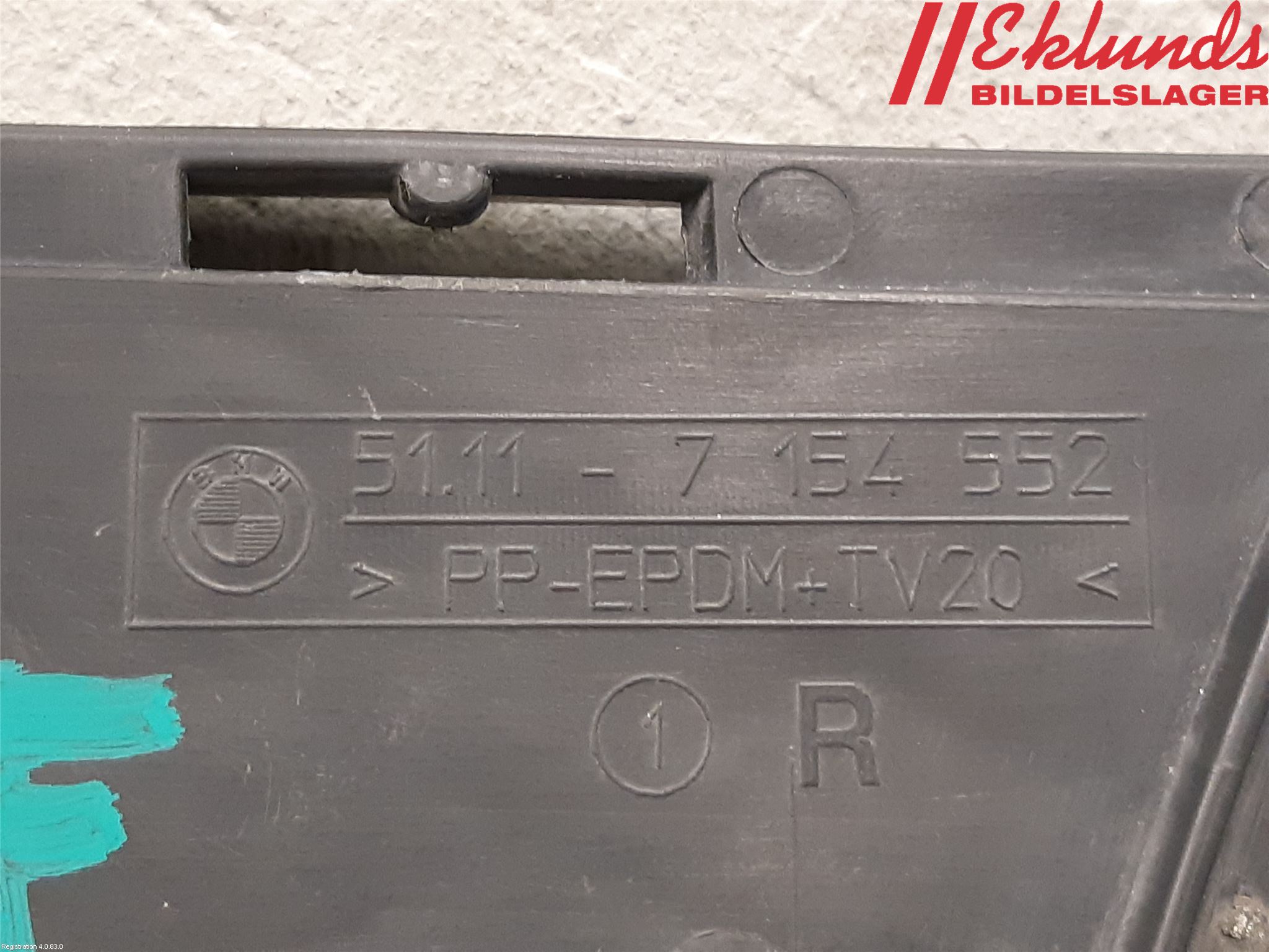 BMW 3 E90/91 SED/TOU 05-12 Stöt Utfyllnad-List-Grill