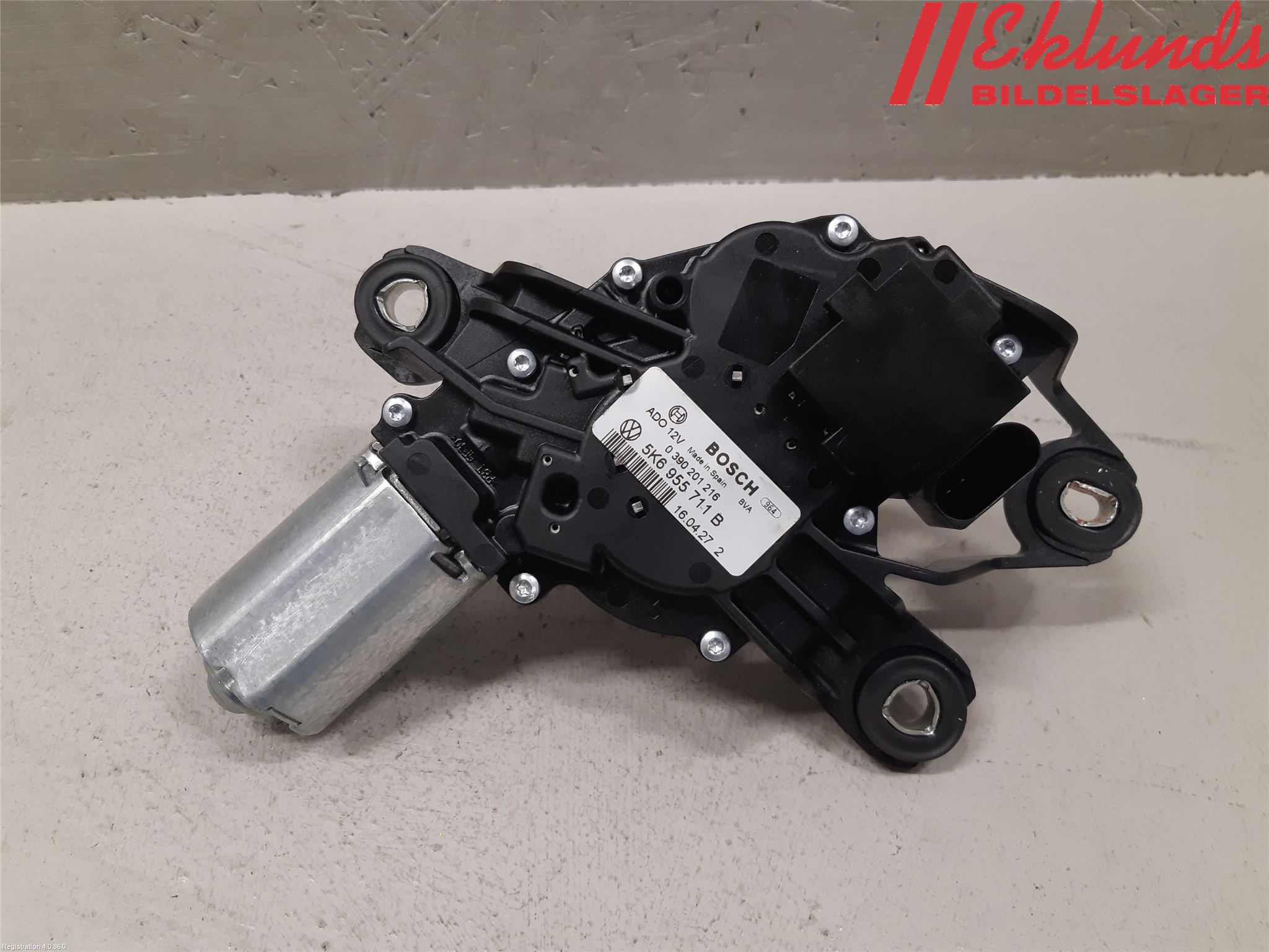 Volkswagen VW POLO 10-17 Torkarmotor Baklucka