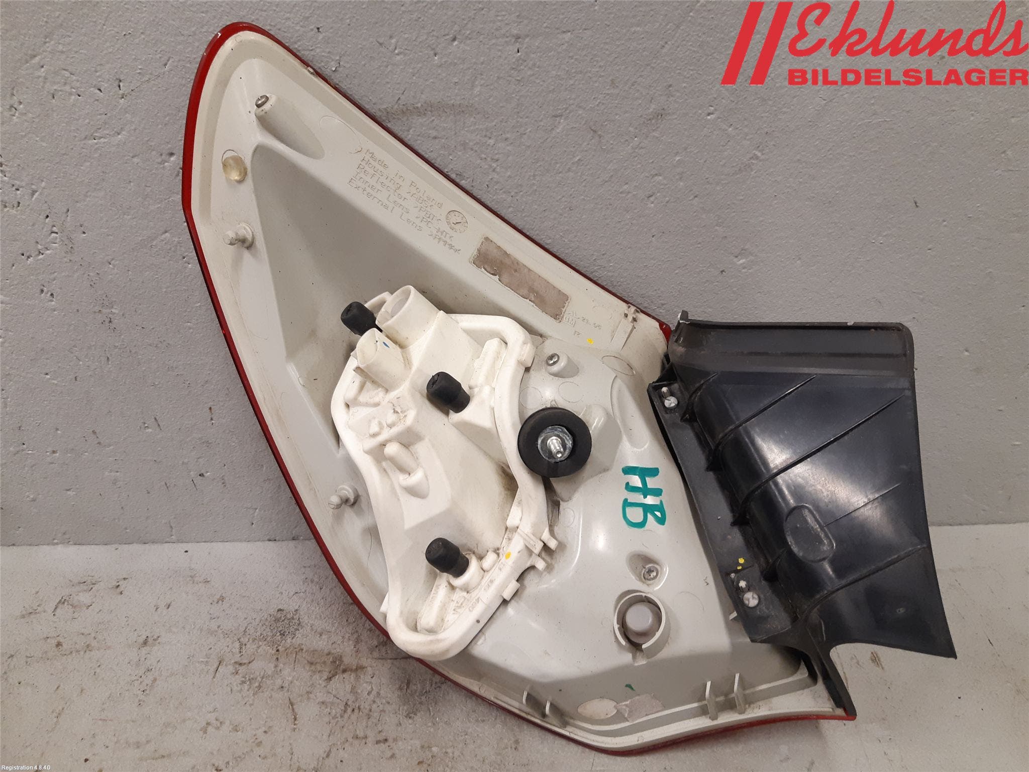 Opel ASTRA J 10-15 Bakljus Höger