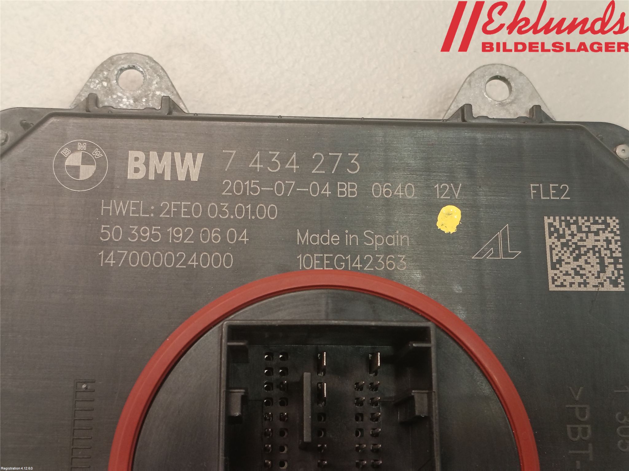 BMW 3 F30/F31/F80 12-19 Styrenhet Strålkastare
