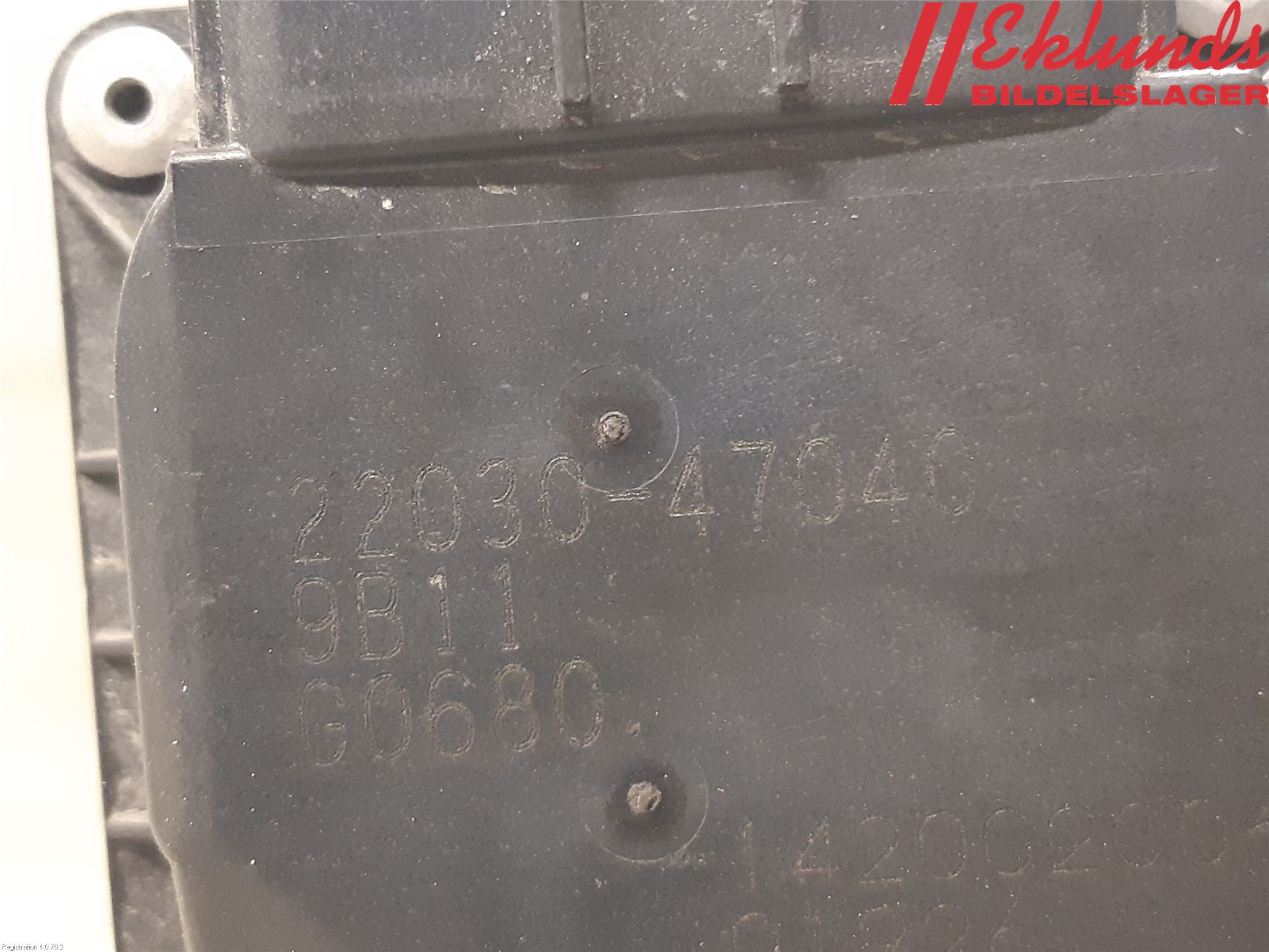 Toyota YARIS XP130 15-20 Injspjällhus