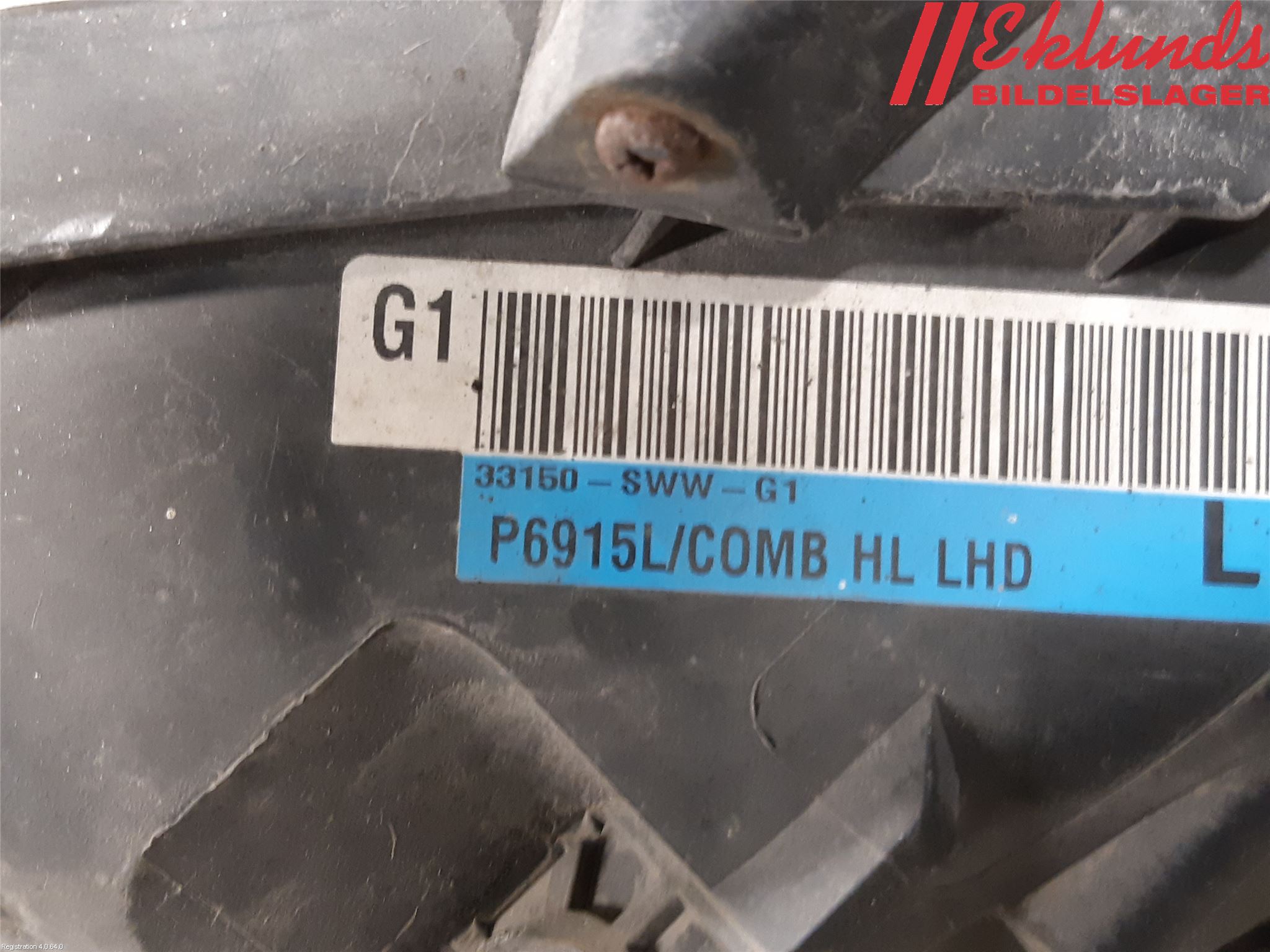 Honda CR-V 07-12 Strålkastare Vänster