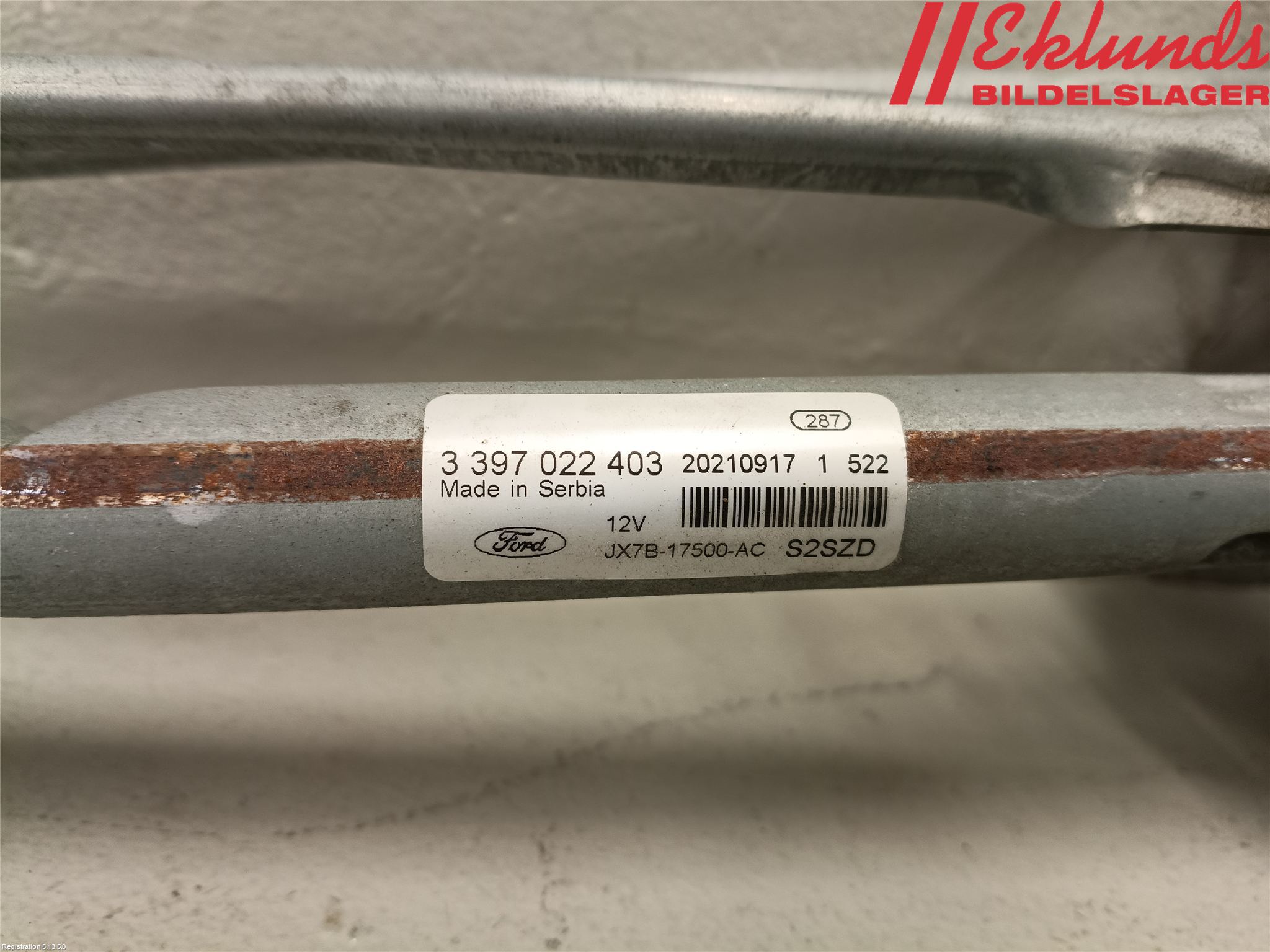 Ford FOCUS 19- Torkarmekanism Vindruta