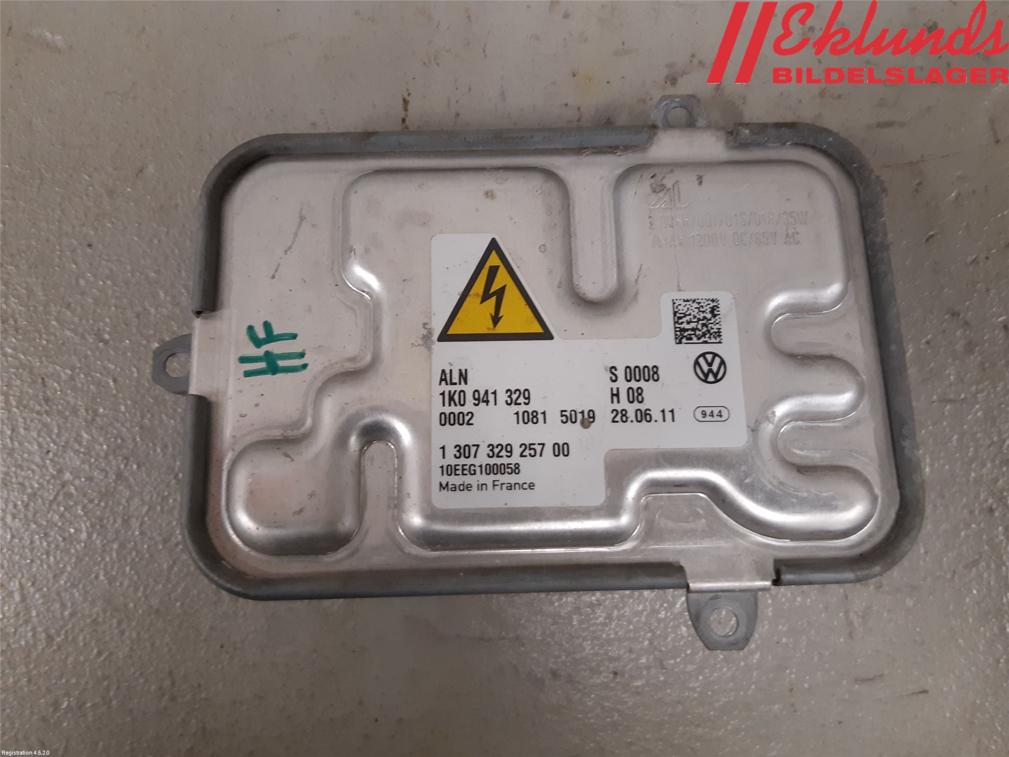 Skoda YETI Styrenhet Strålkastare