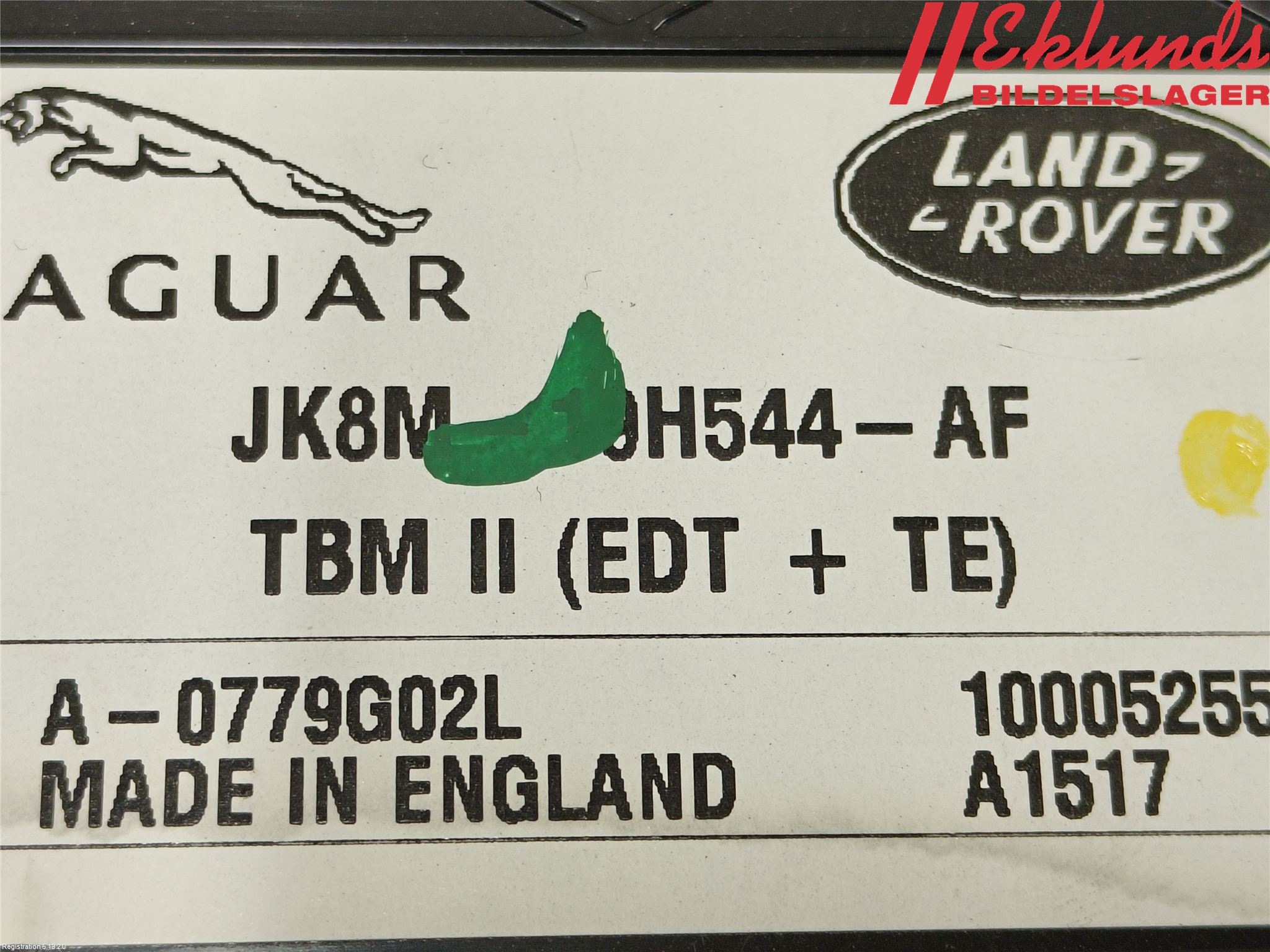 Jaguar F-PACE Styrenhet Dragkrok