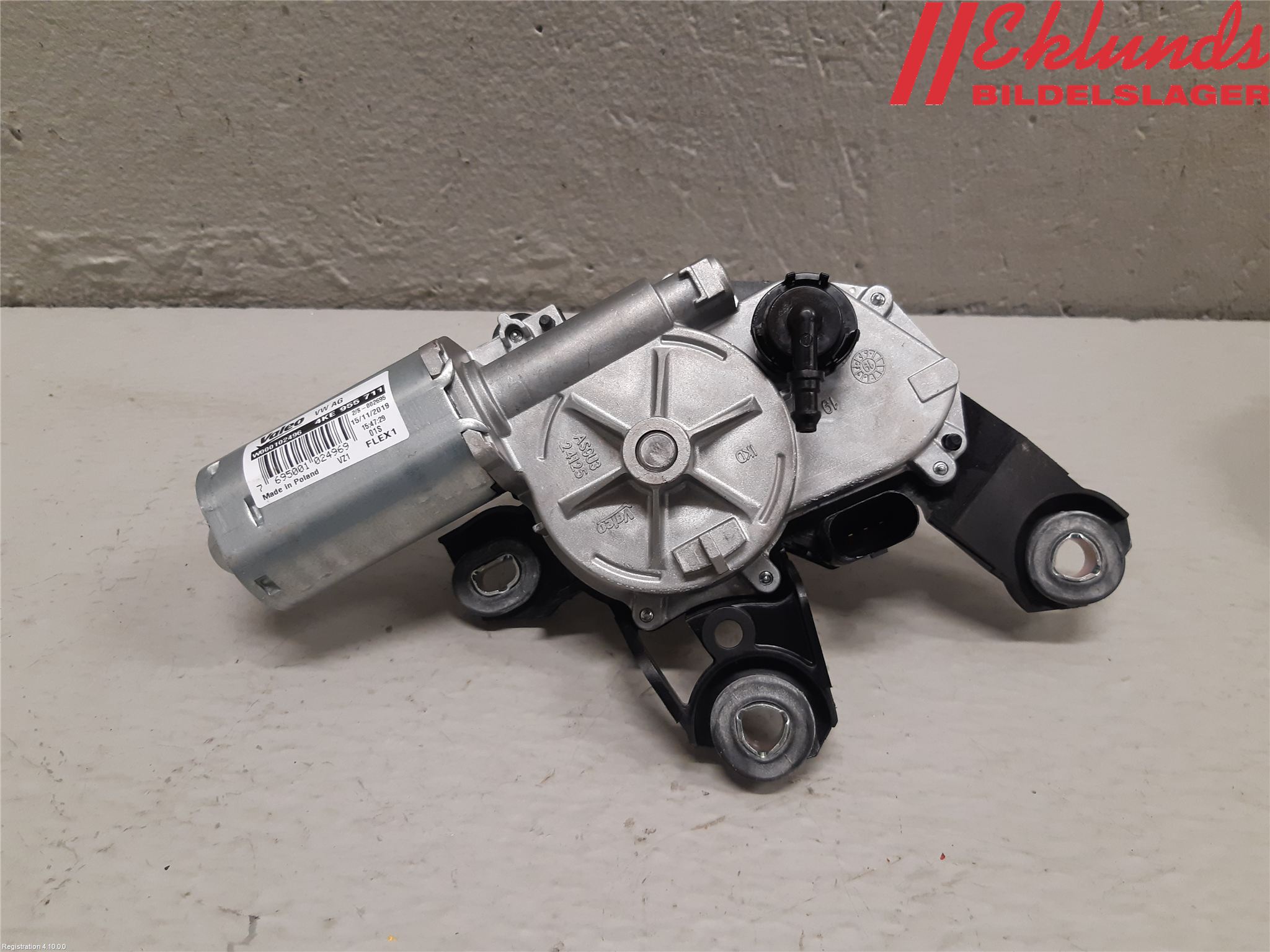 Audi A4/S4 B9 20- Torkarmotor Baklucka