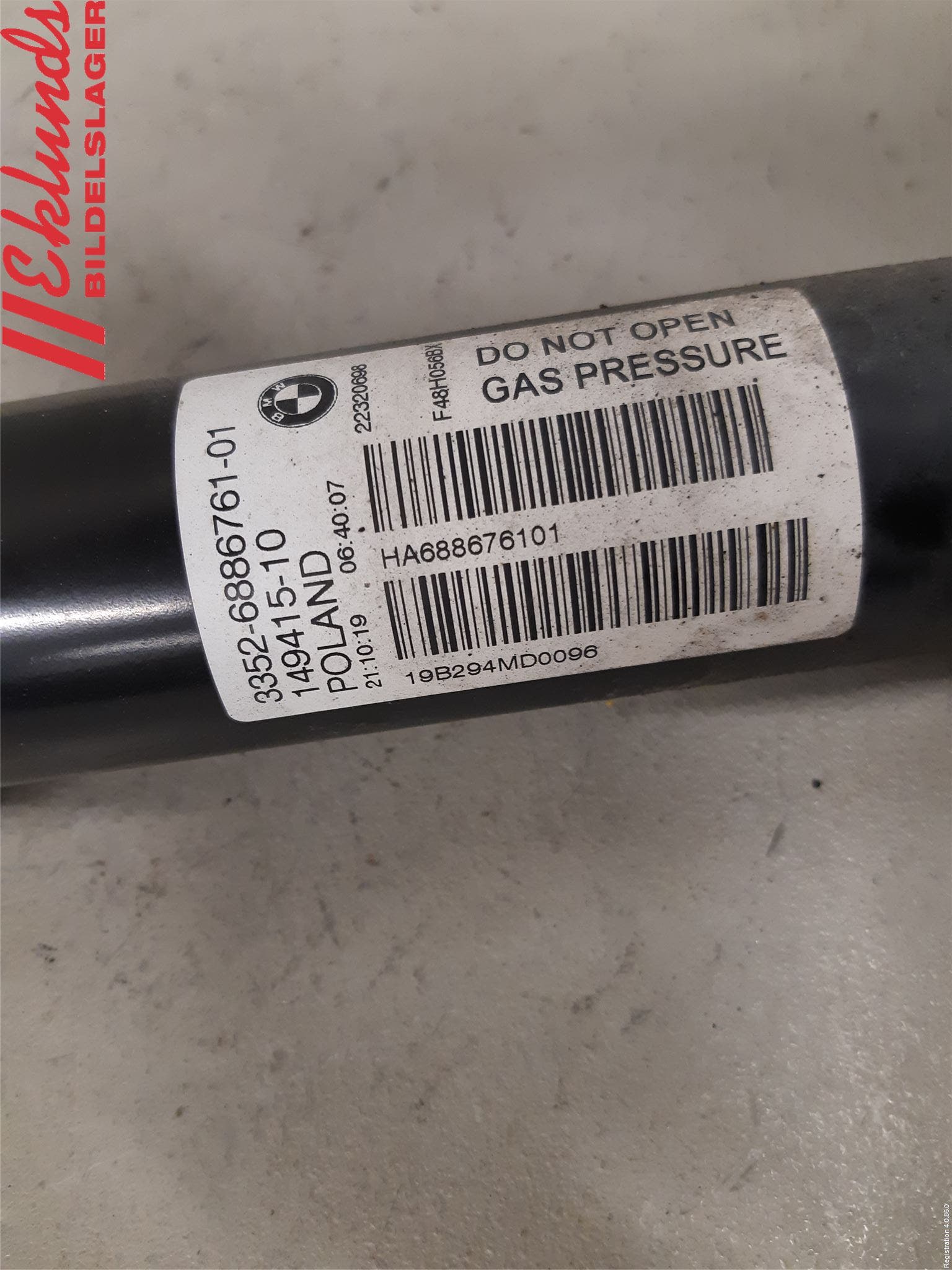 BMW X1 F48 15-22 Stötdämpare Bak