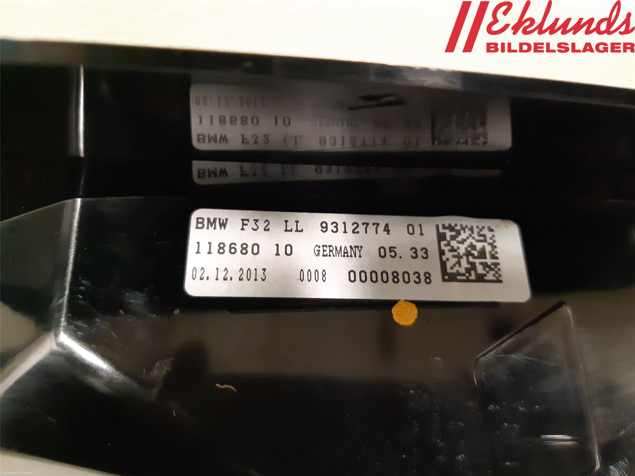 BMW 4 F32/F33/F82/F83 13-20 Instrument Komb