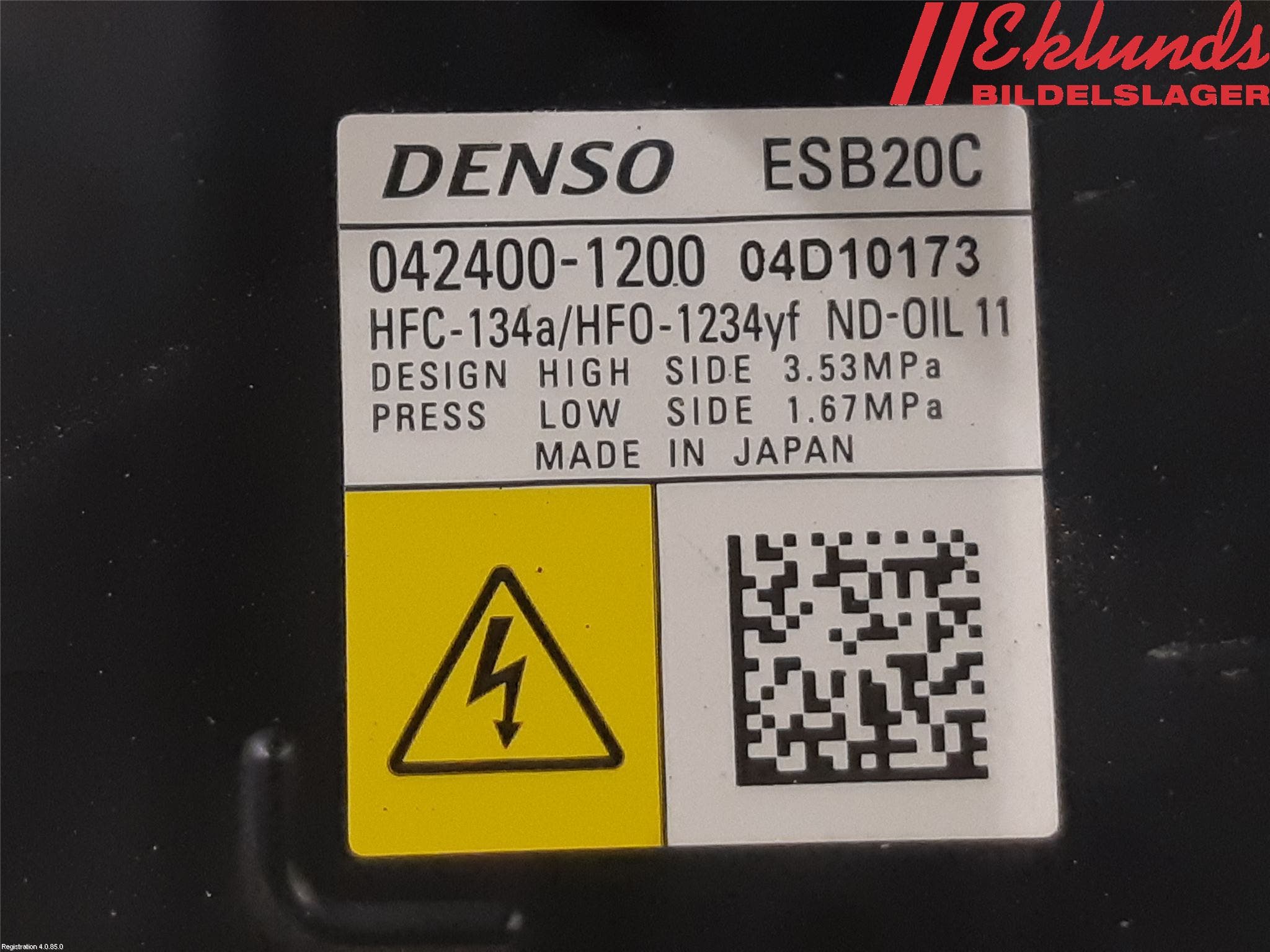 Toyota COROLLA 19- Ac Kompressor