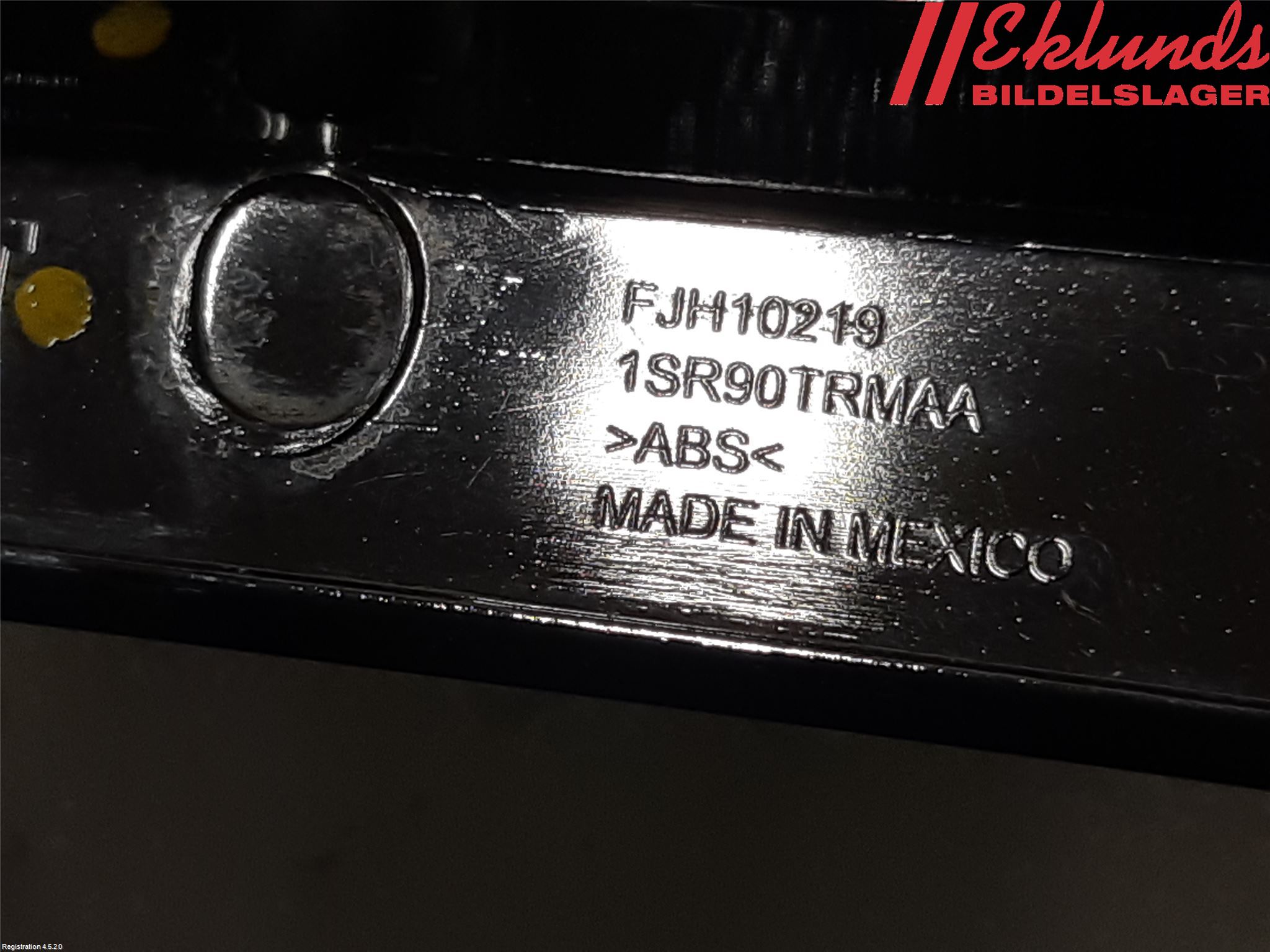 Fiat 500 07- Stötfångarlist Fram