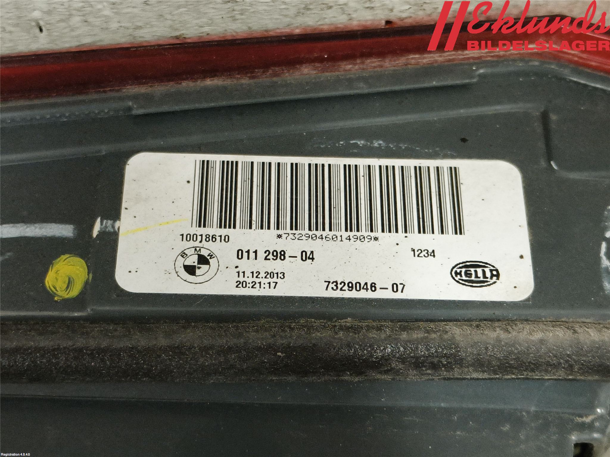 BMW X5 F15 13-18 Bakljus Lucka Hö