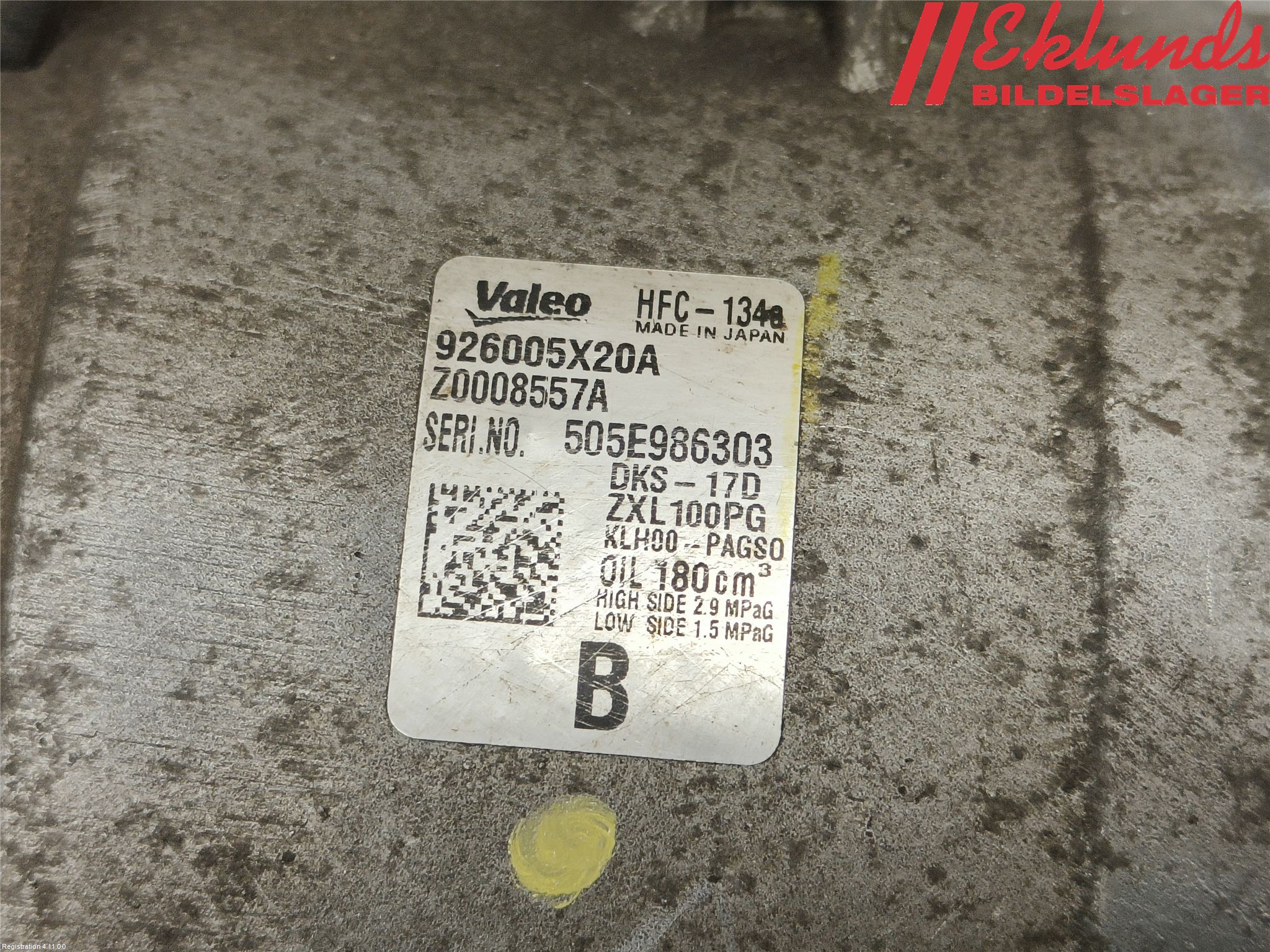 Nissan NAVARA 05-16 Ac Kompressor