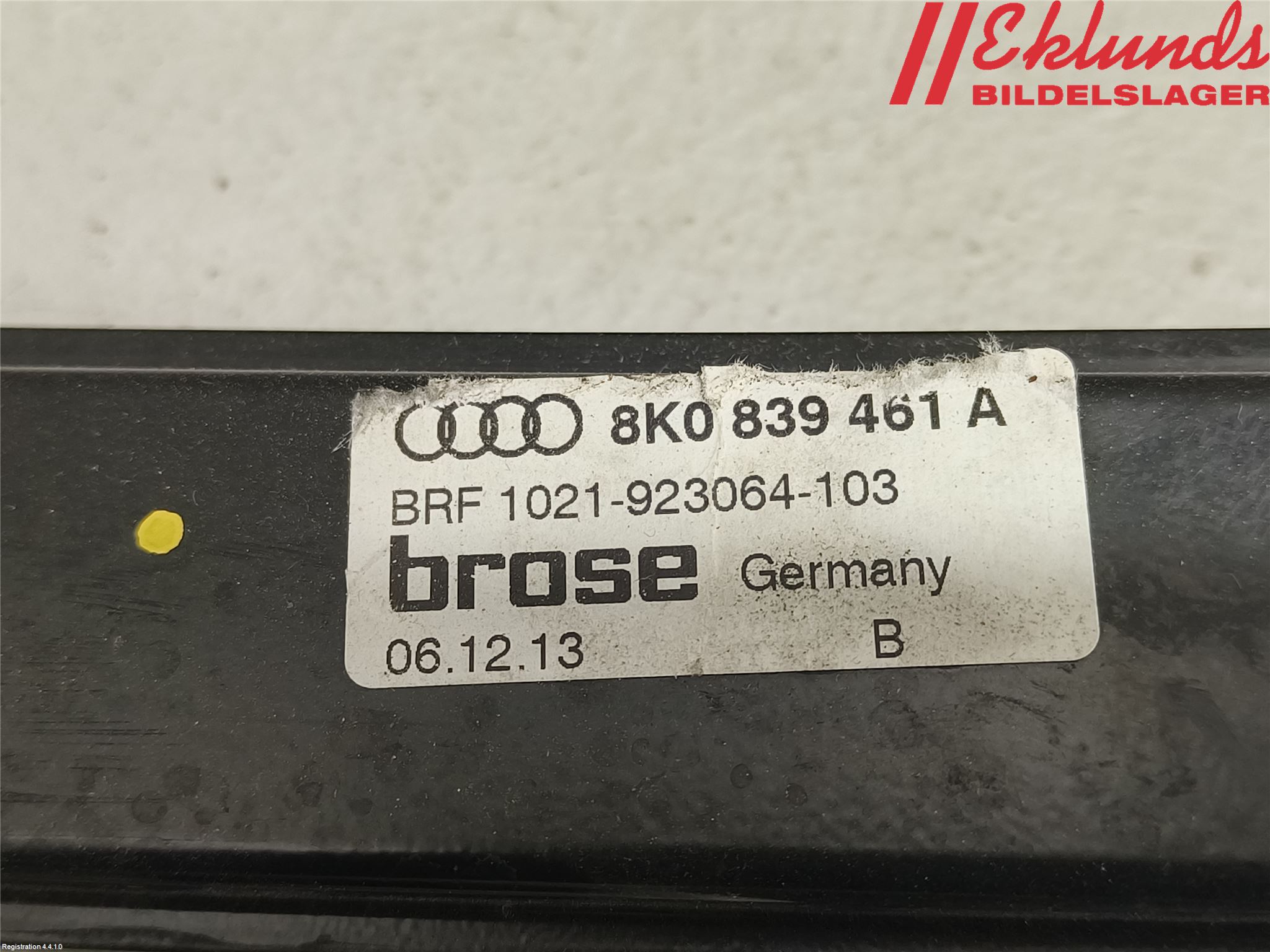 Audi A4 12-15 Fönsterhiss El Kompl