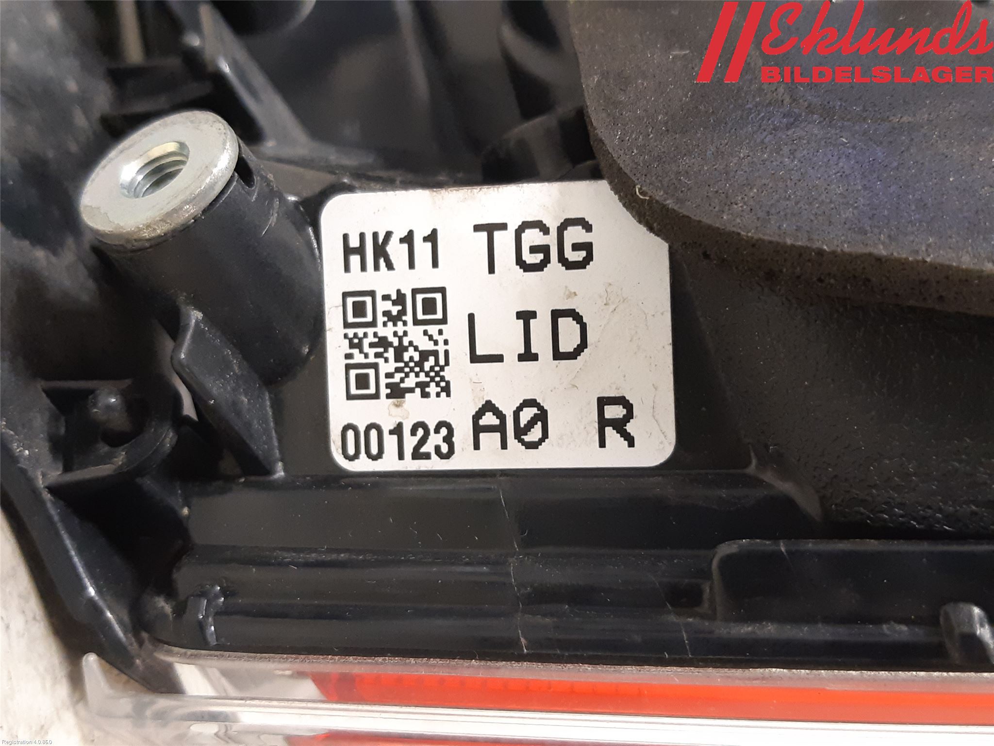 Honda CIVIC 17-22 Bakljus Lucka Hö