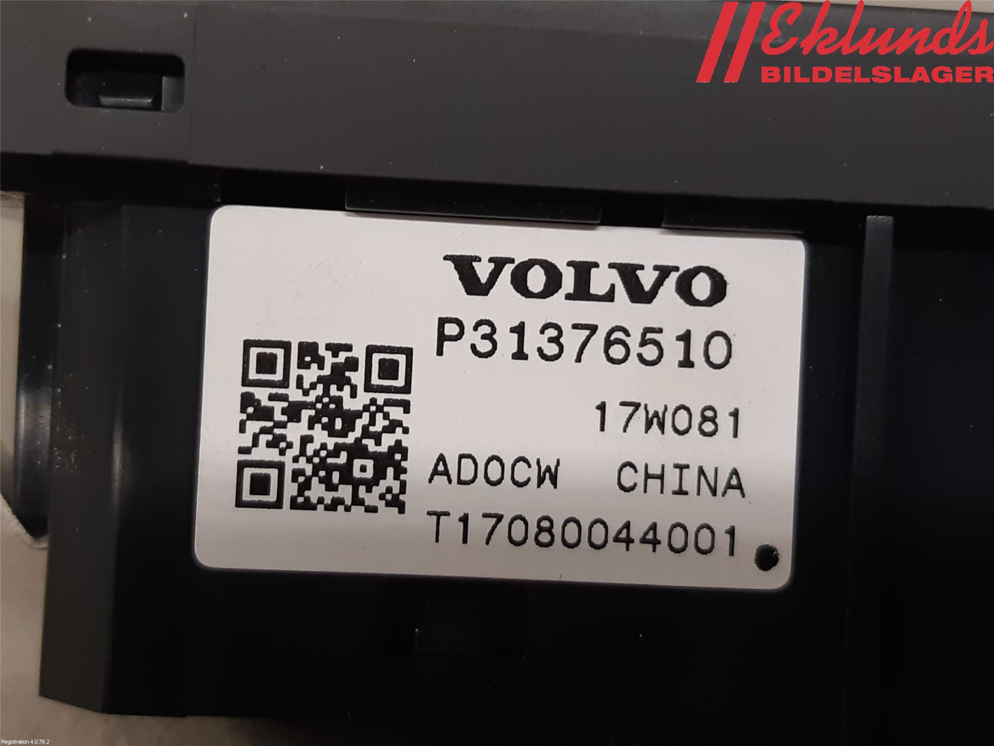 Volvo V90 17->> Strömställare Baklucka