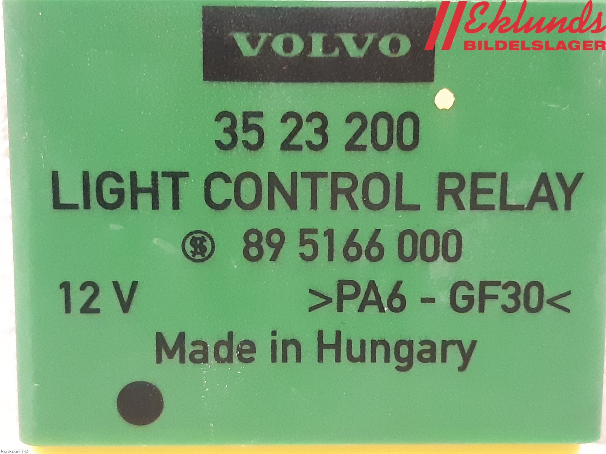 Volvo S70/V70/XC  97-00 Relä Ljus