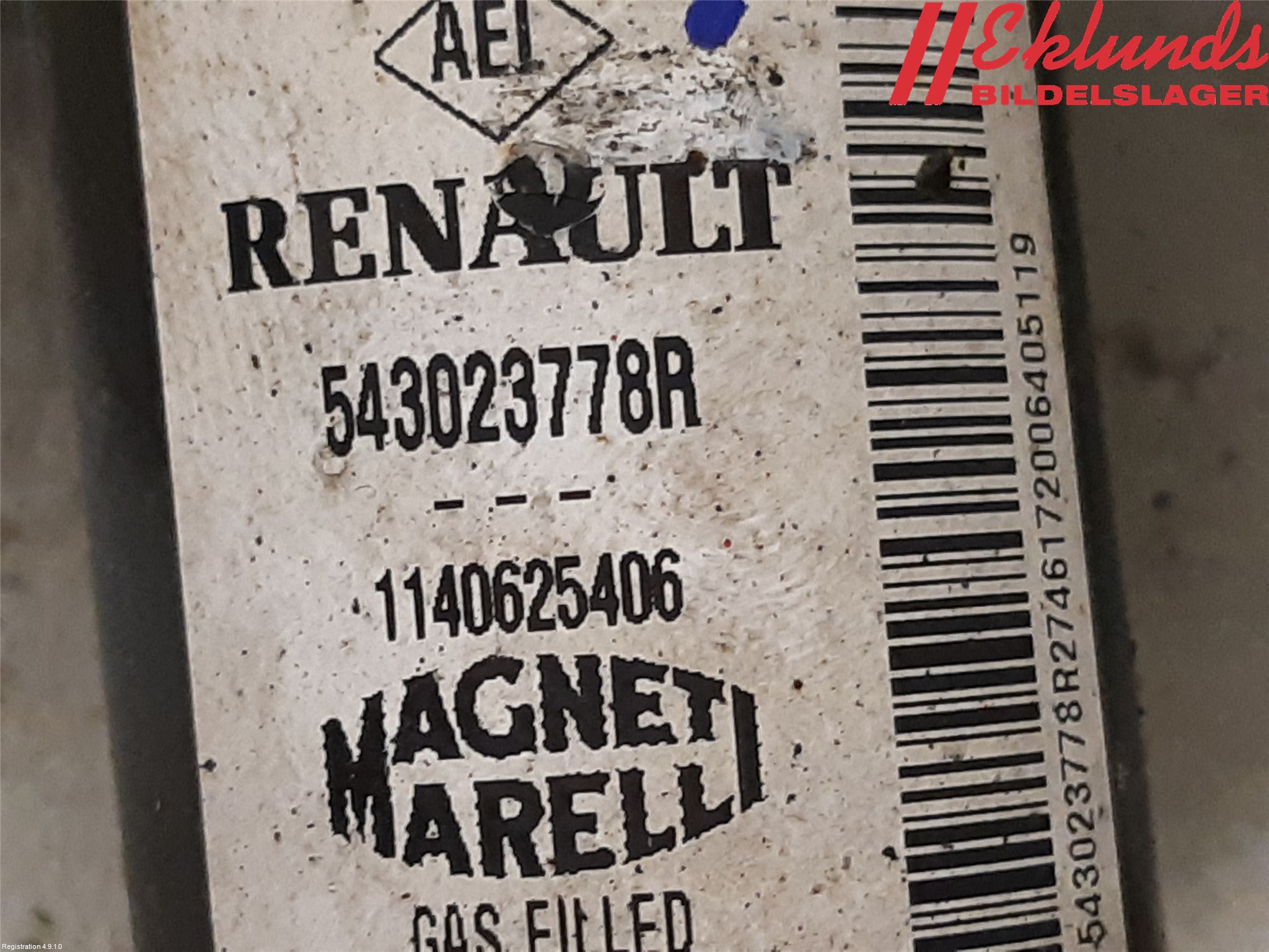 Dacia DOKKER 13- Fjäderben Fram Vänster