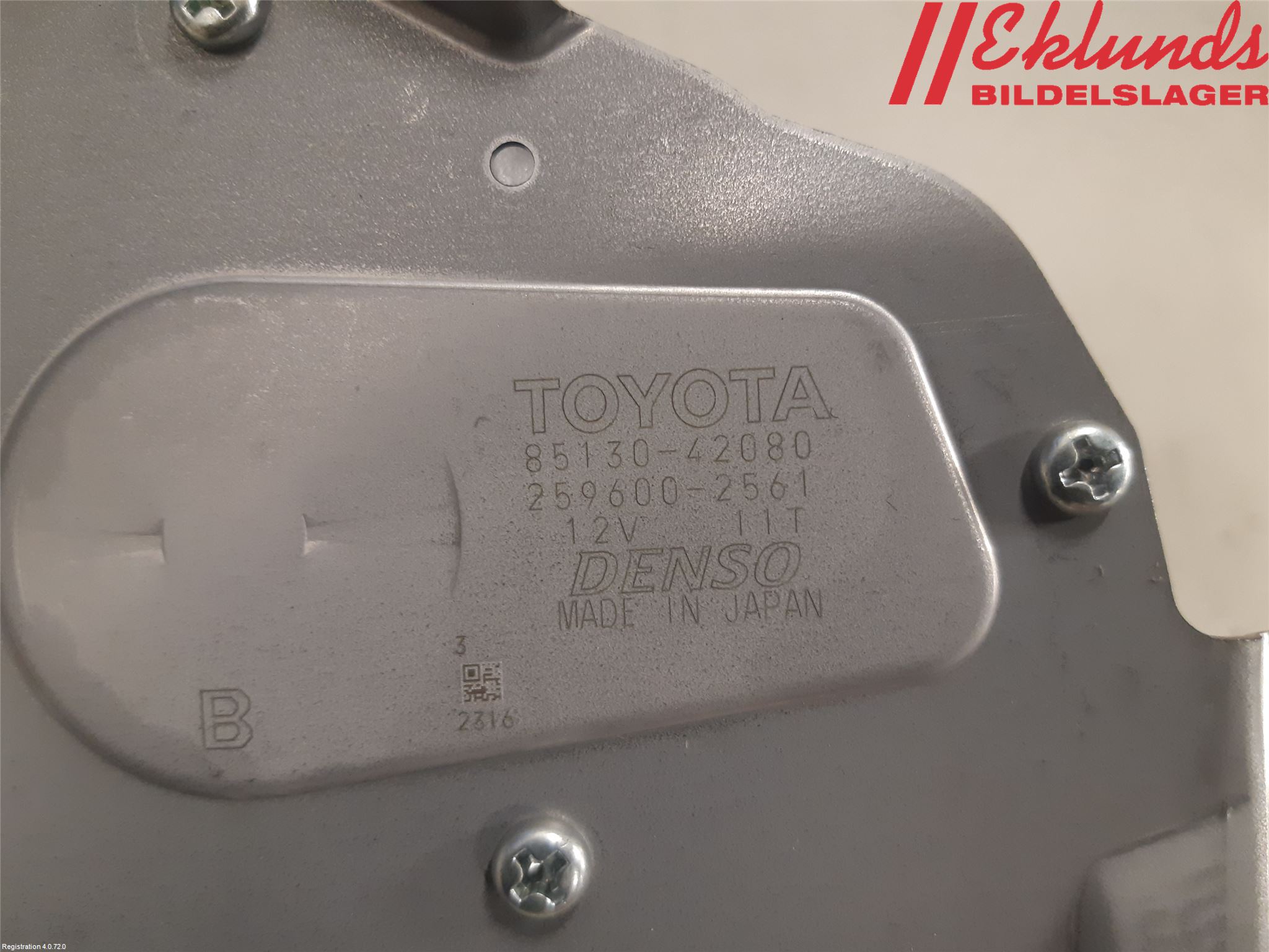 Toyota RAV4 13-18 Torkarmotor Baklucka