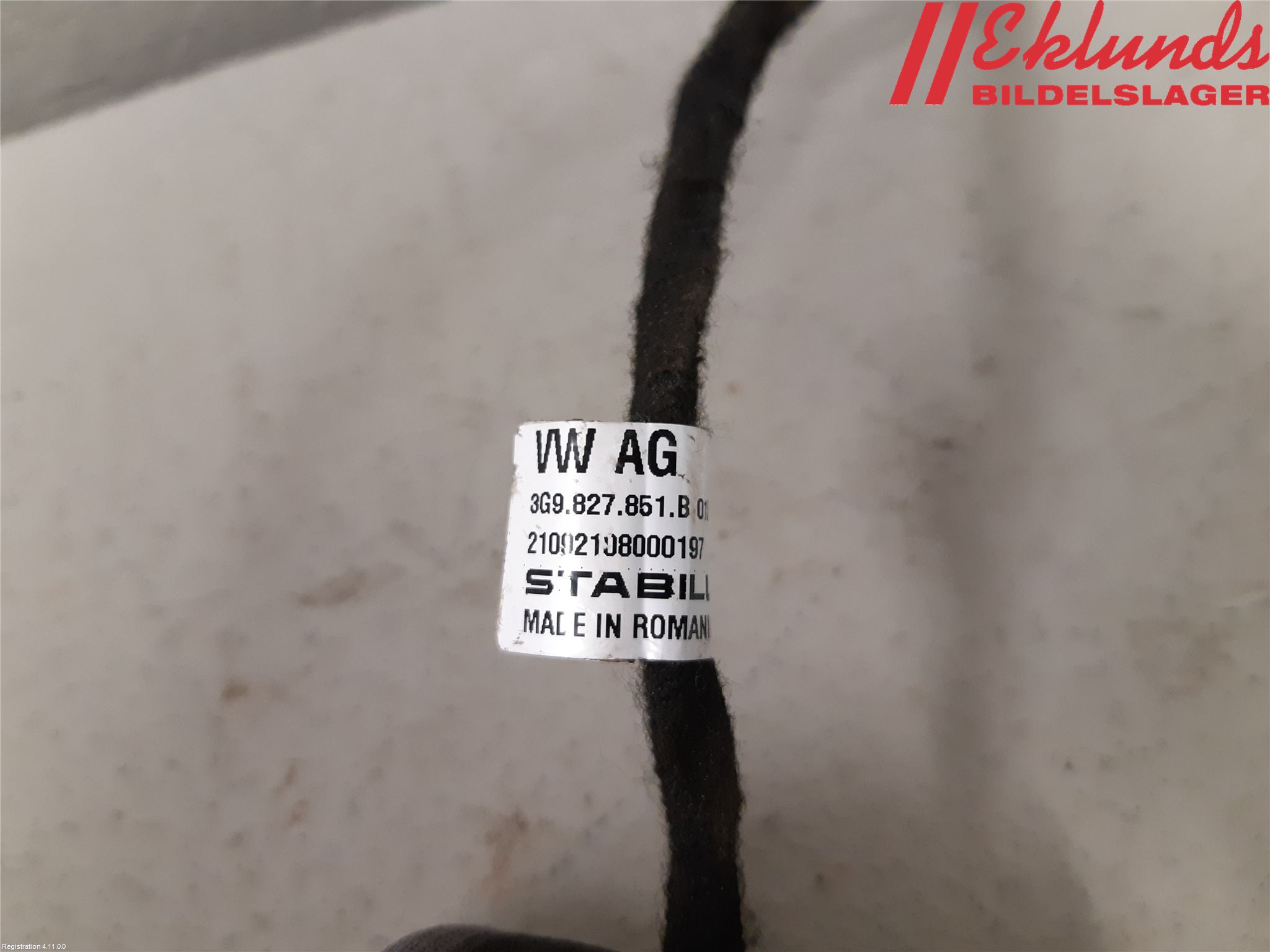 Volkswagen VW PASSAT 15-19 Bakluckeöppnare Automatisk