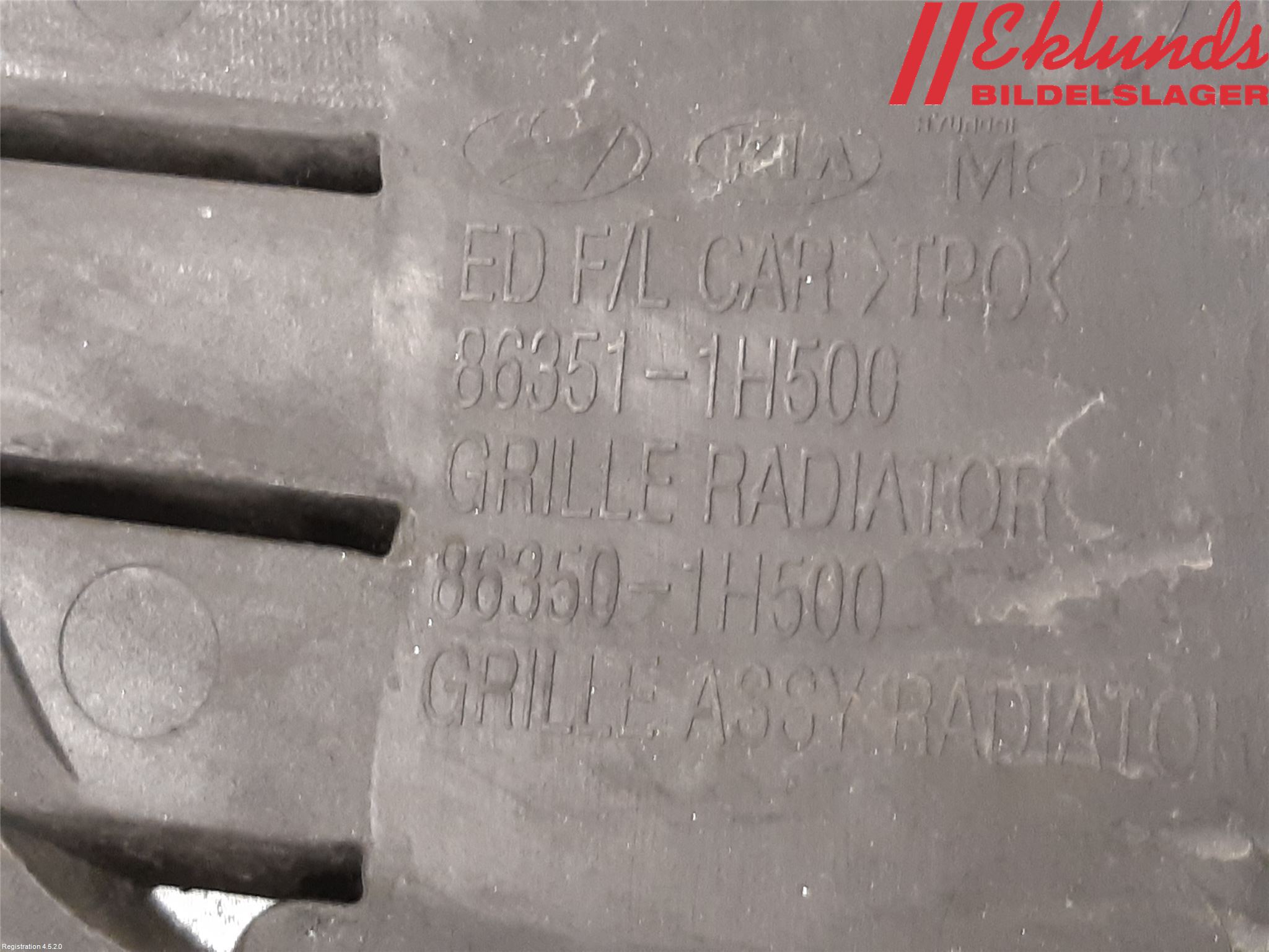 Kia CEED 06-12 Grill Komp