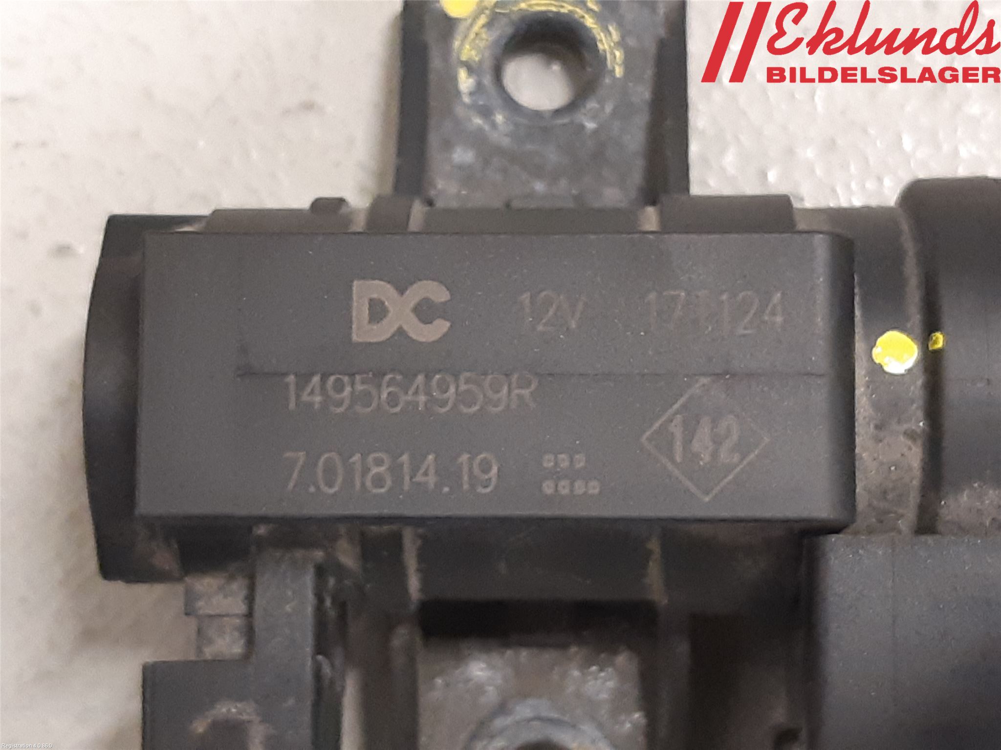 Dacia DOKKER 13- Vakuumventil