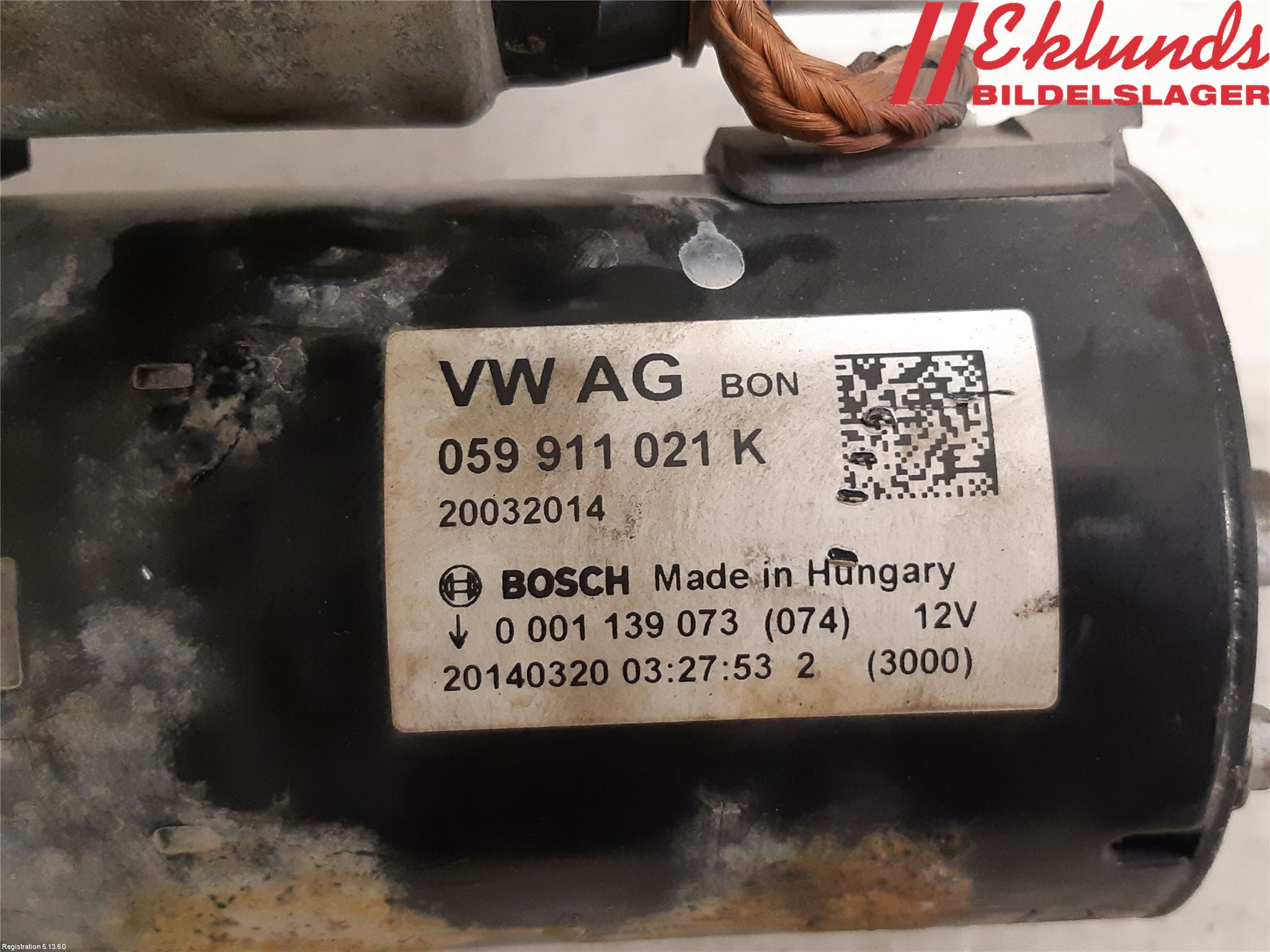 Audi A6/S6 4G 11-18 Startmotor Diesel