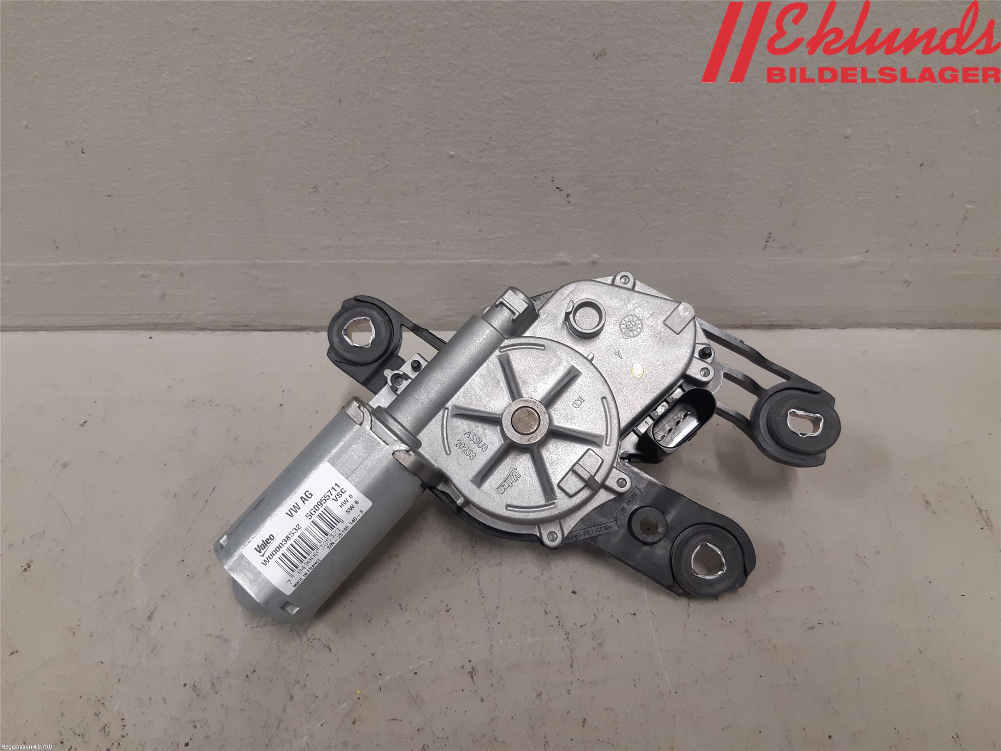 Volkswagen VW GOLF / E-GOLF VII 13-20 Torkarmotor Baklucka