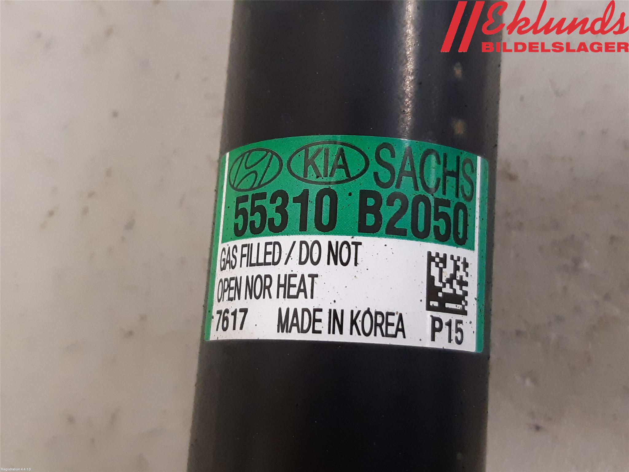 Kia SOUL 09- Stötdämpare Bak