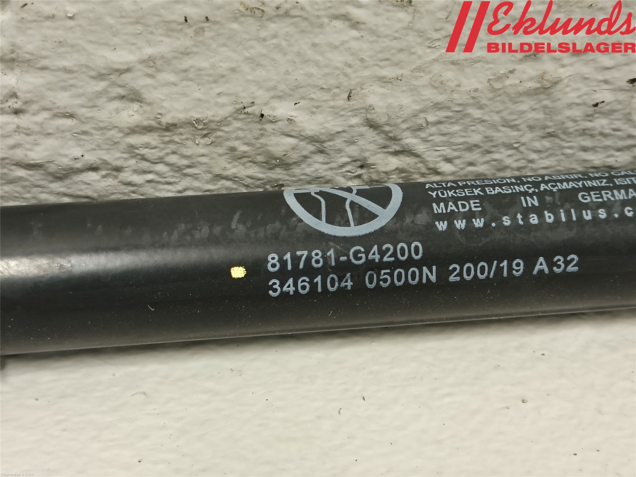 Hyundai i30 PD 17- Gasfjäder Baklucka