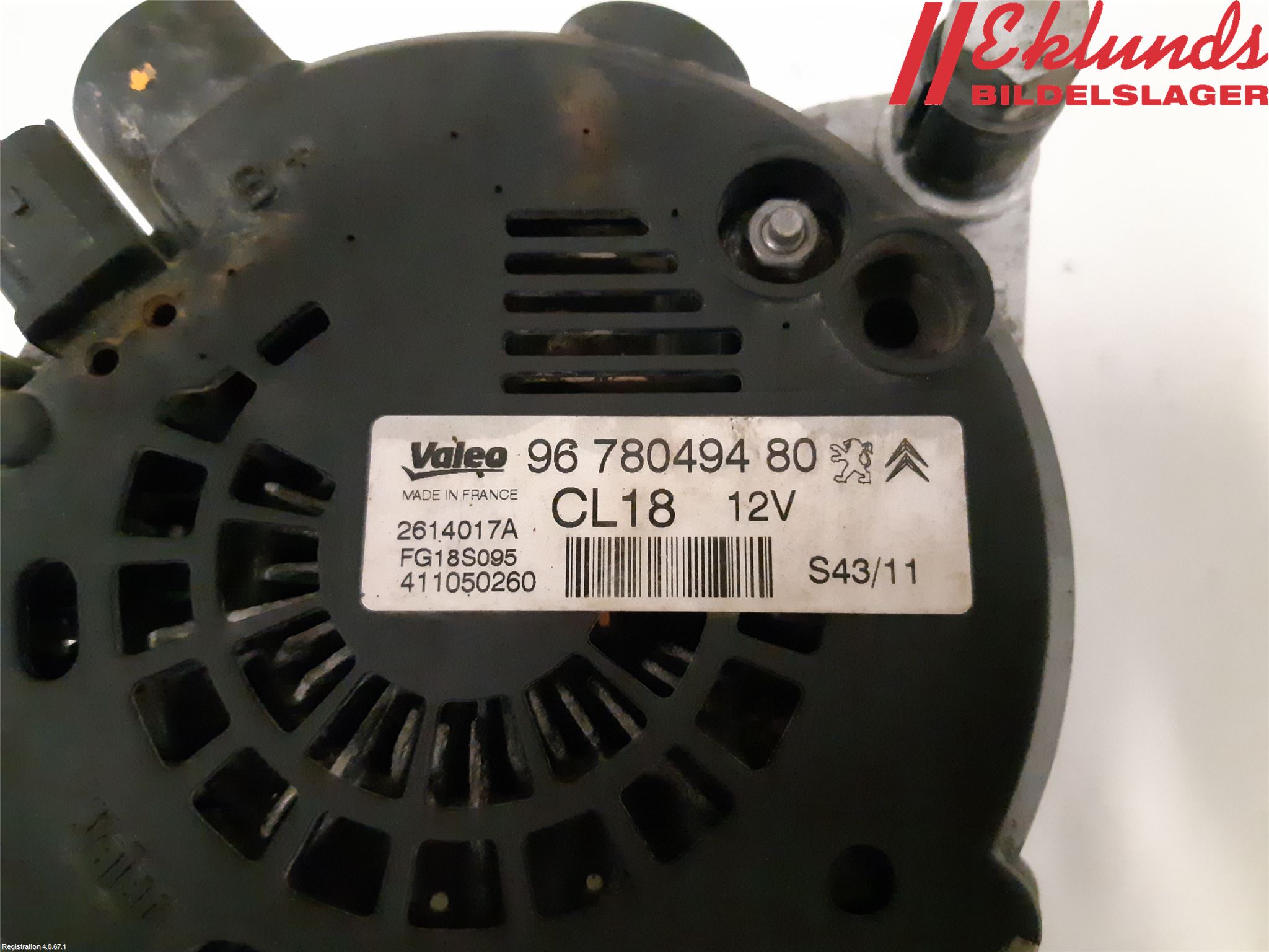 Peugeot PARTNER 08-15 Generator