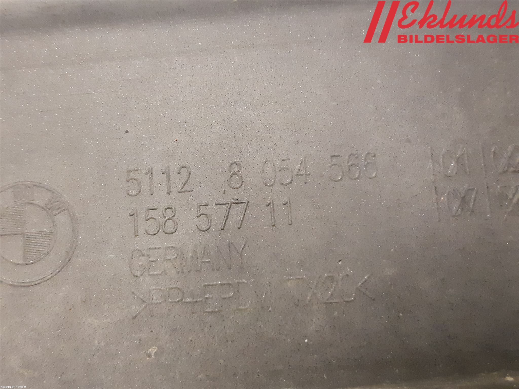 BMW 4 F32/F33/F82/F83 13-20 Stötfångarbeklädnad Bak