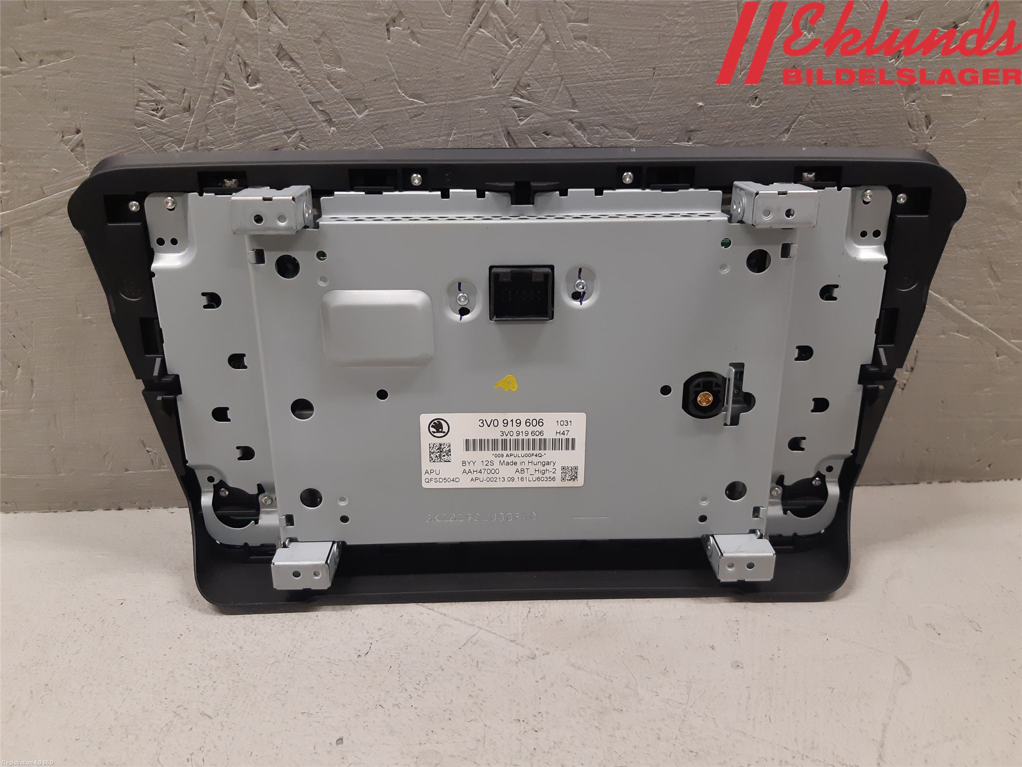 Skoda SUPERB 16-24 Cd Radio - Multimediapanel