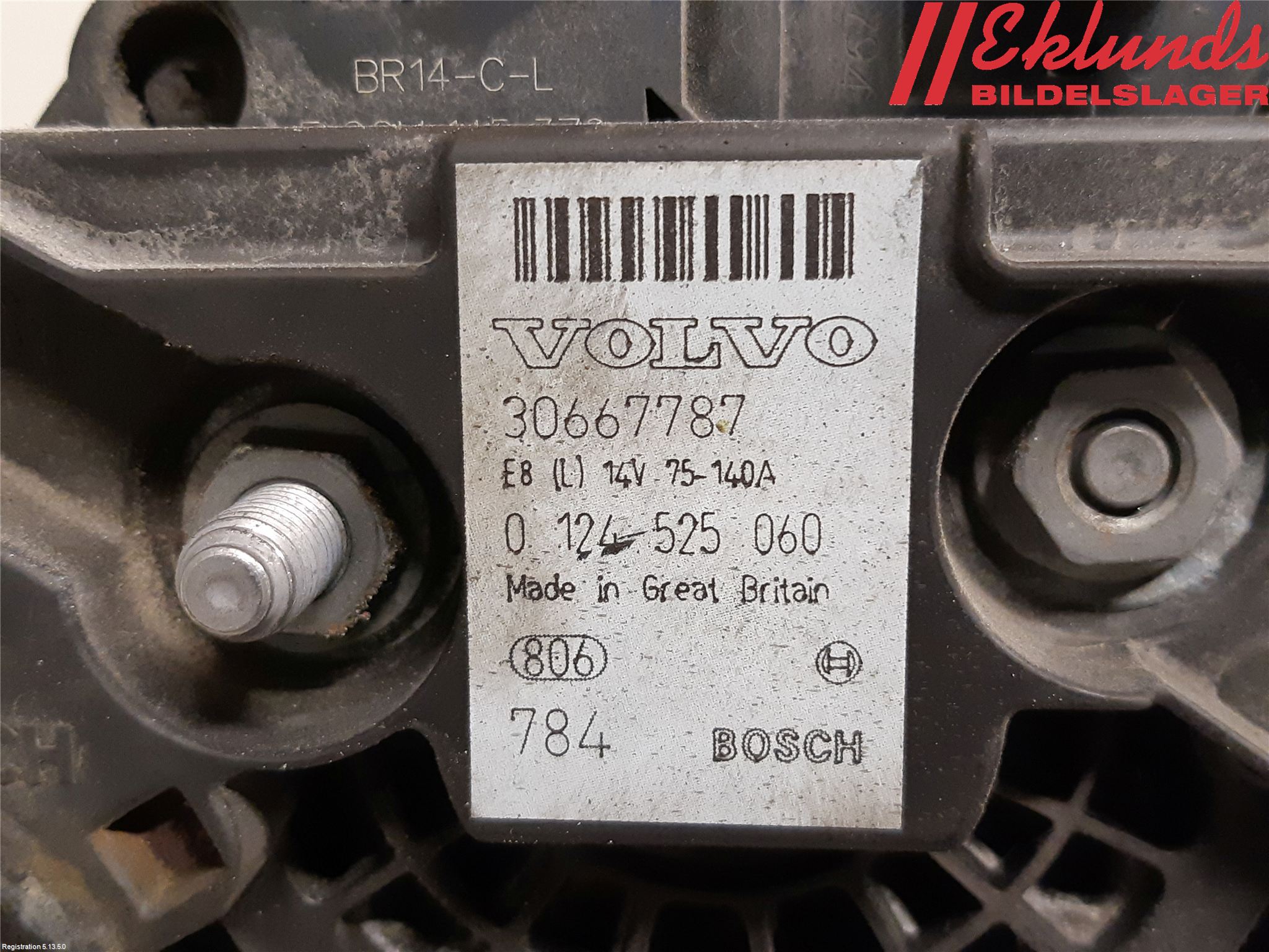 Volvo V70 05-08 Generator