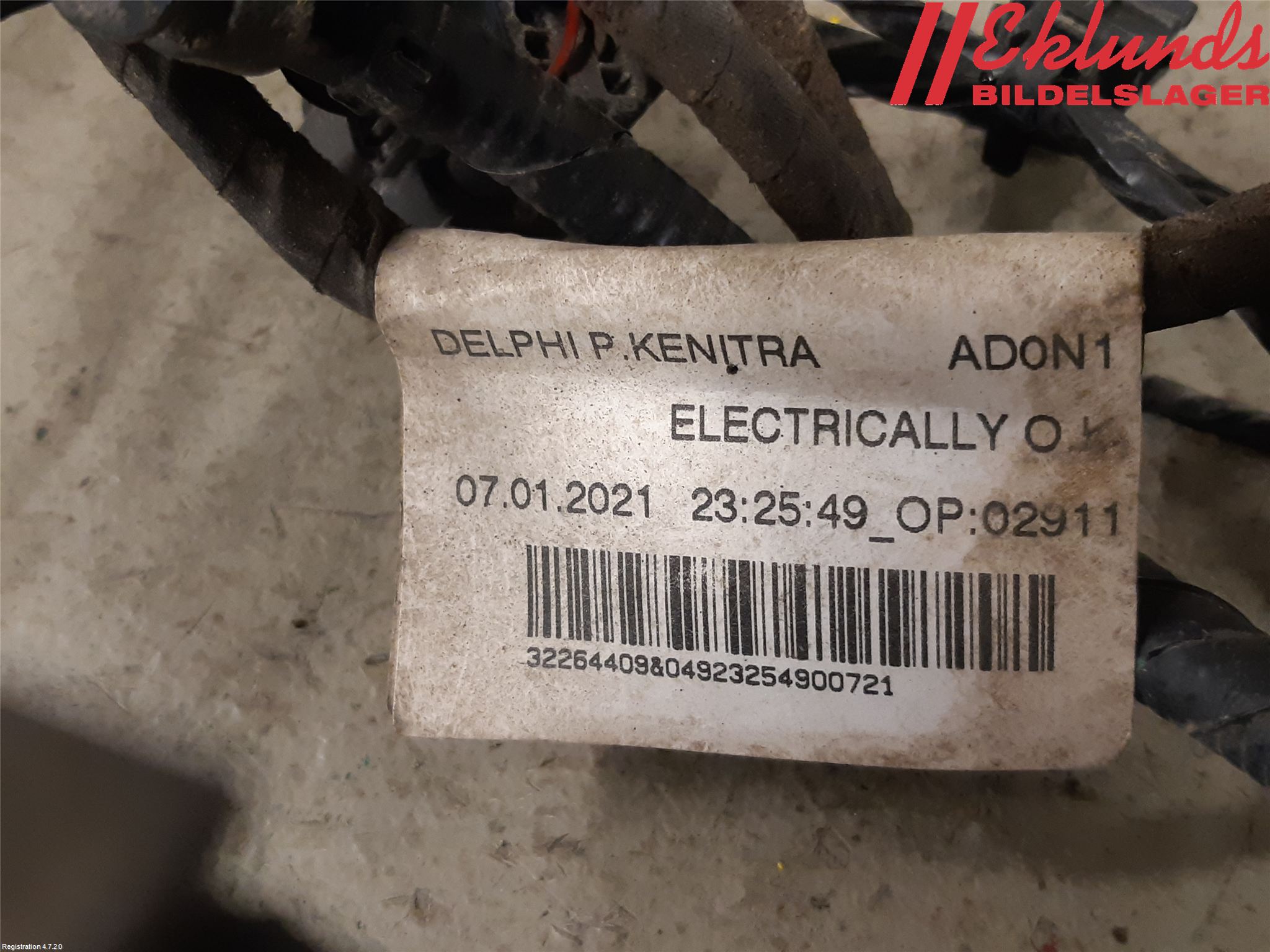 Volvo V90 17->> Kabelhärva