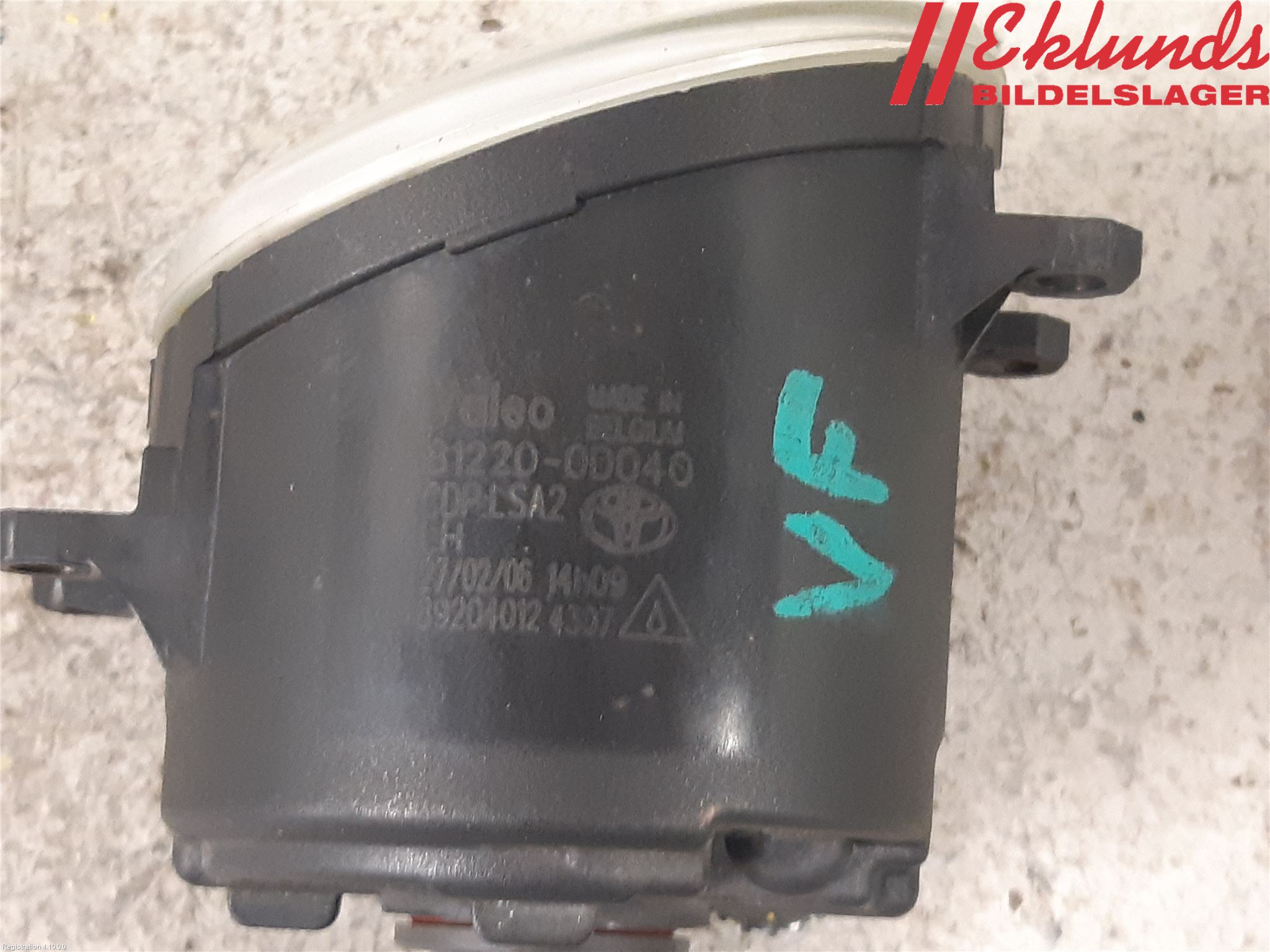 Toyota AVENSIS 03-06 Dimljus-Varselljus Fram