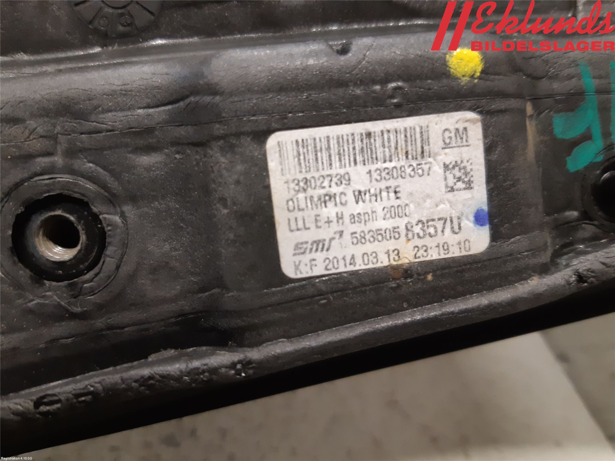 Opel ASTRA J 10-15 Spegel Yttre El Vä