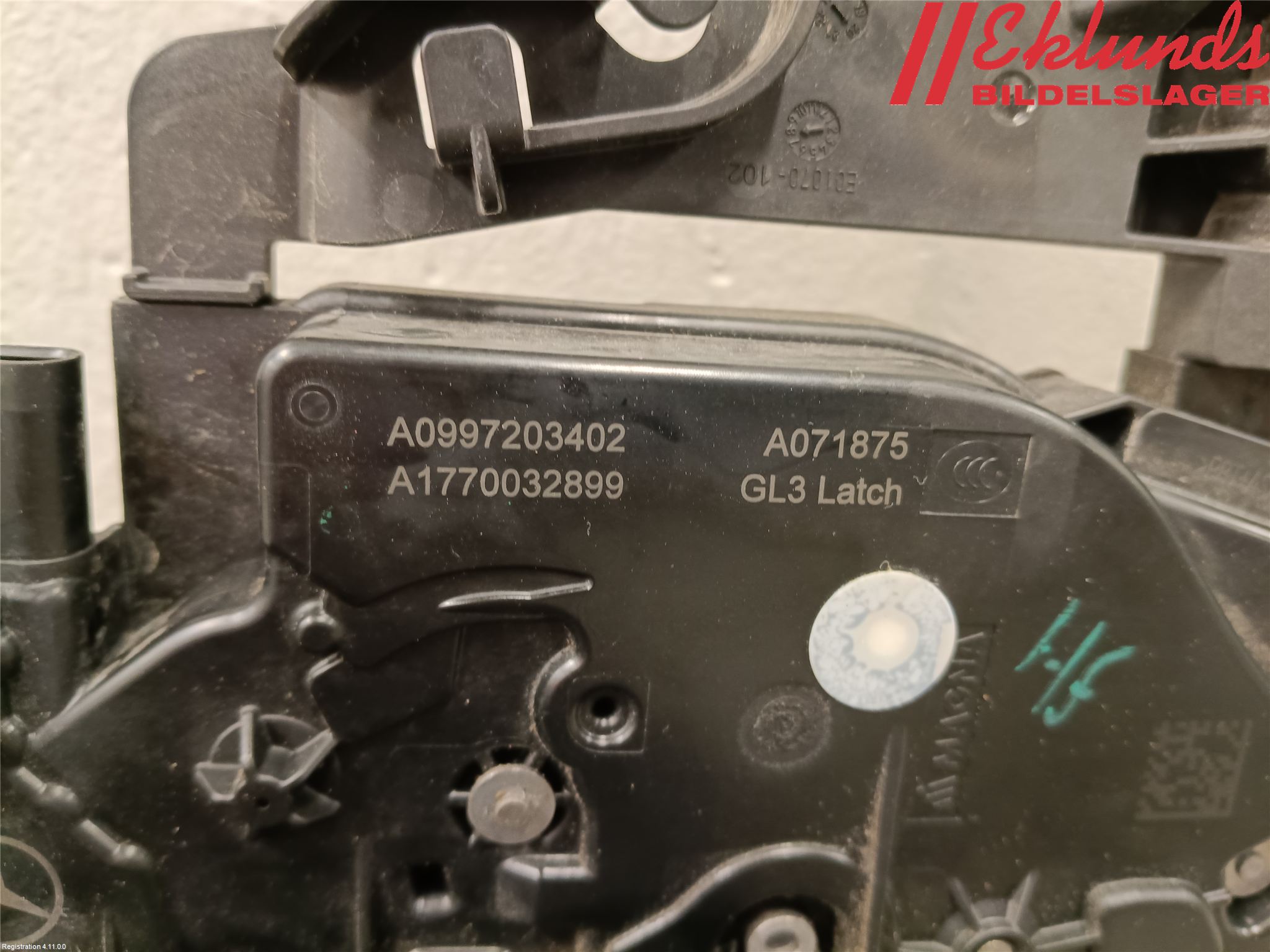 Mercedes-Benz MB CLA-KLASS (C118/X118) 19- Låskista-Dörrlås