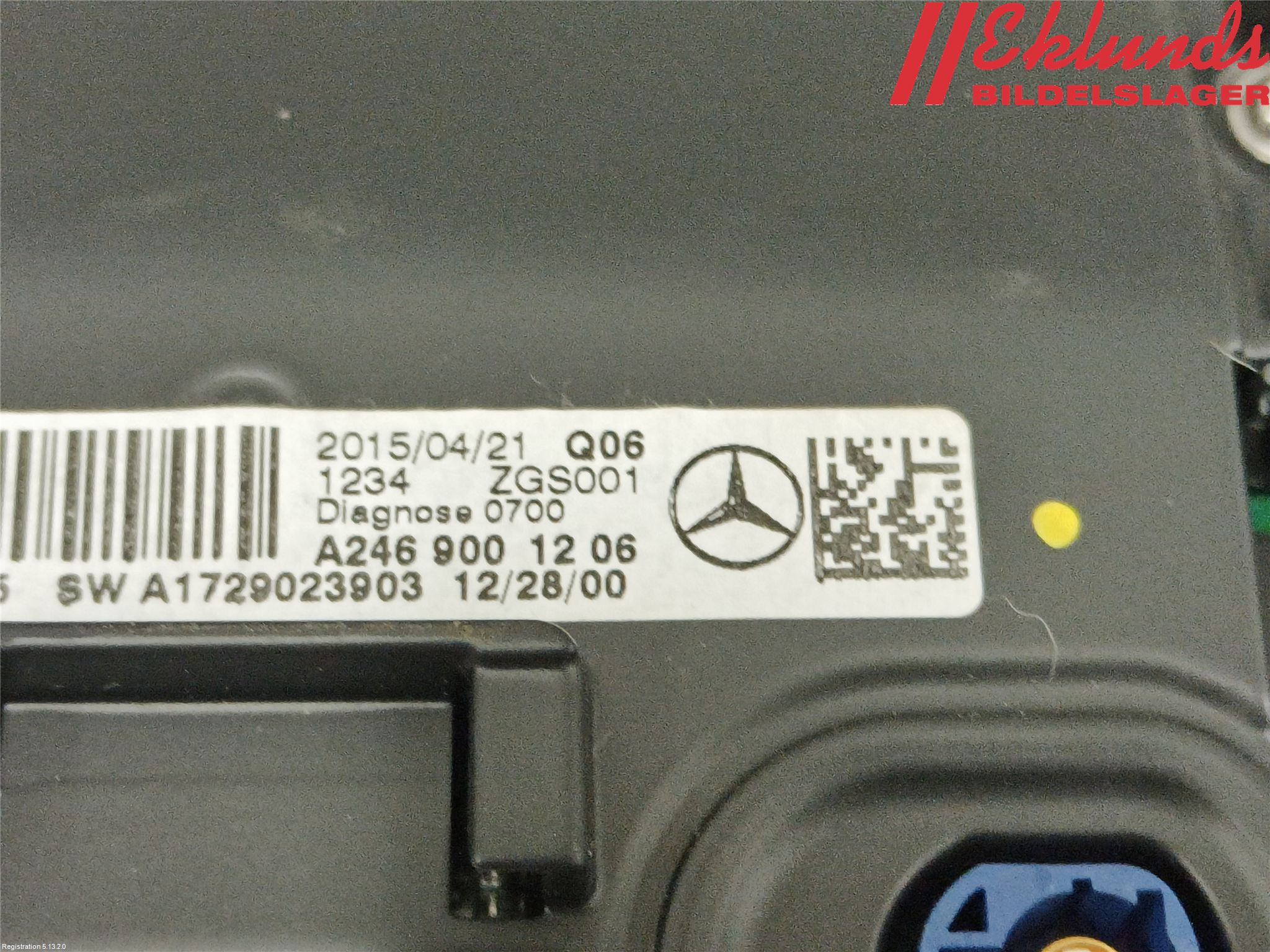Mercedes-Benz MB A-KLASS (W176) 13-18 Bildskärm