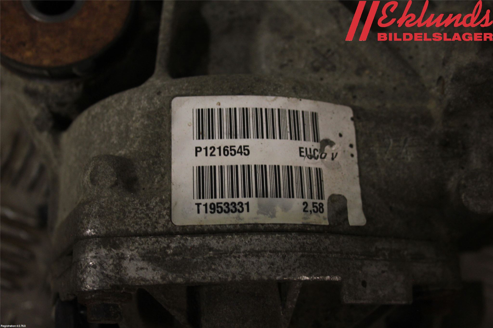 Volvo V60 14-18 Bakväxel-Diff