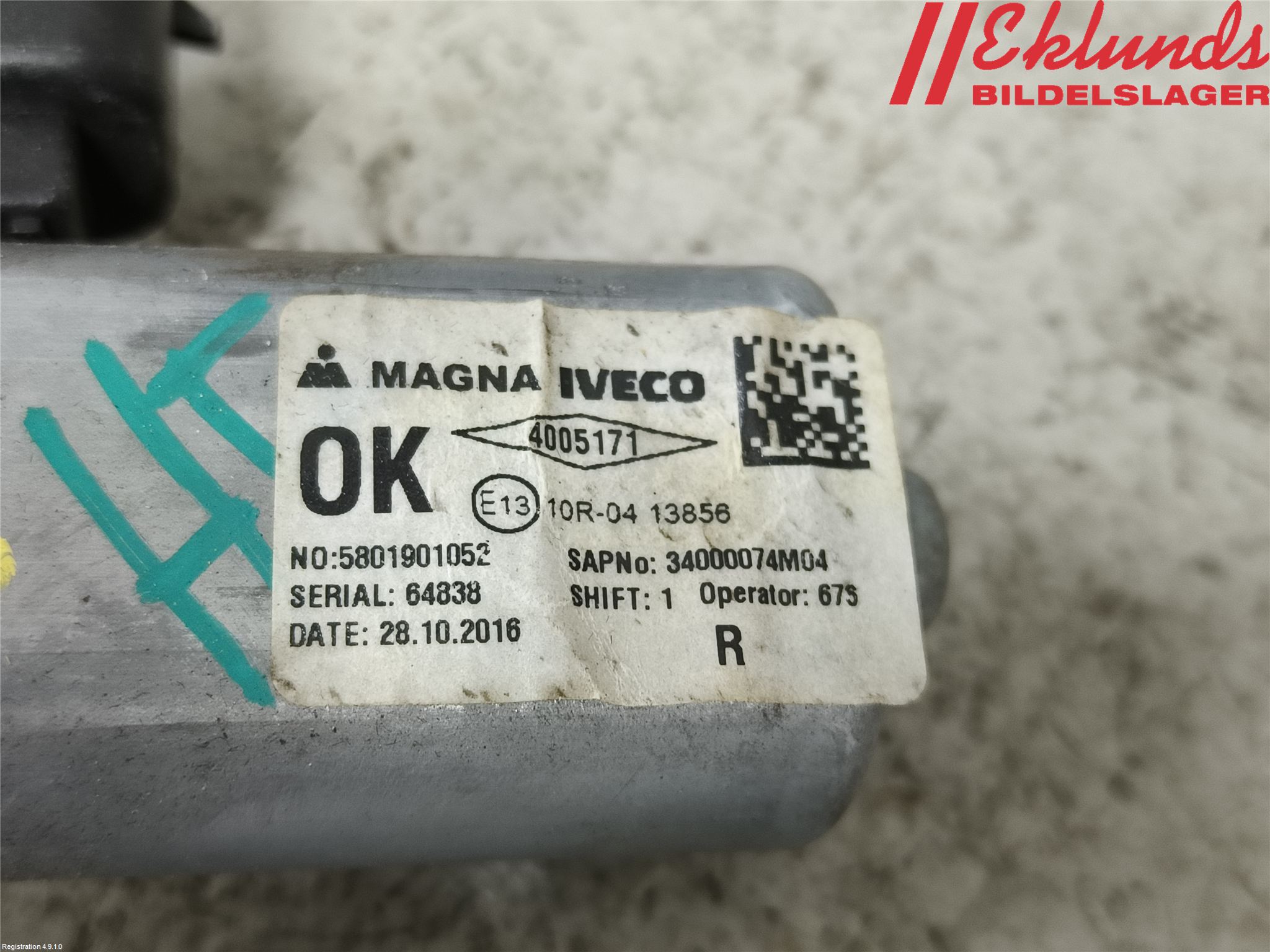 Iveco DAILY 14->> Fönsterhiss El Kompl