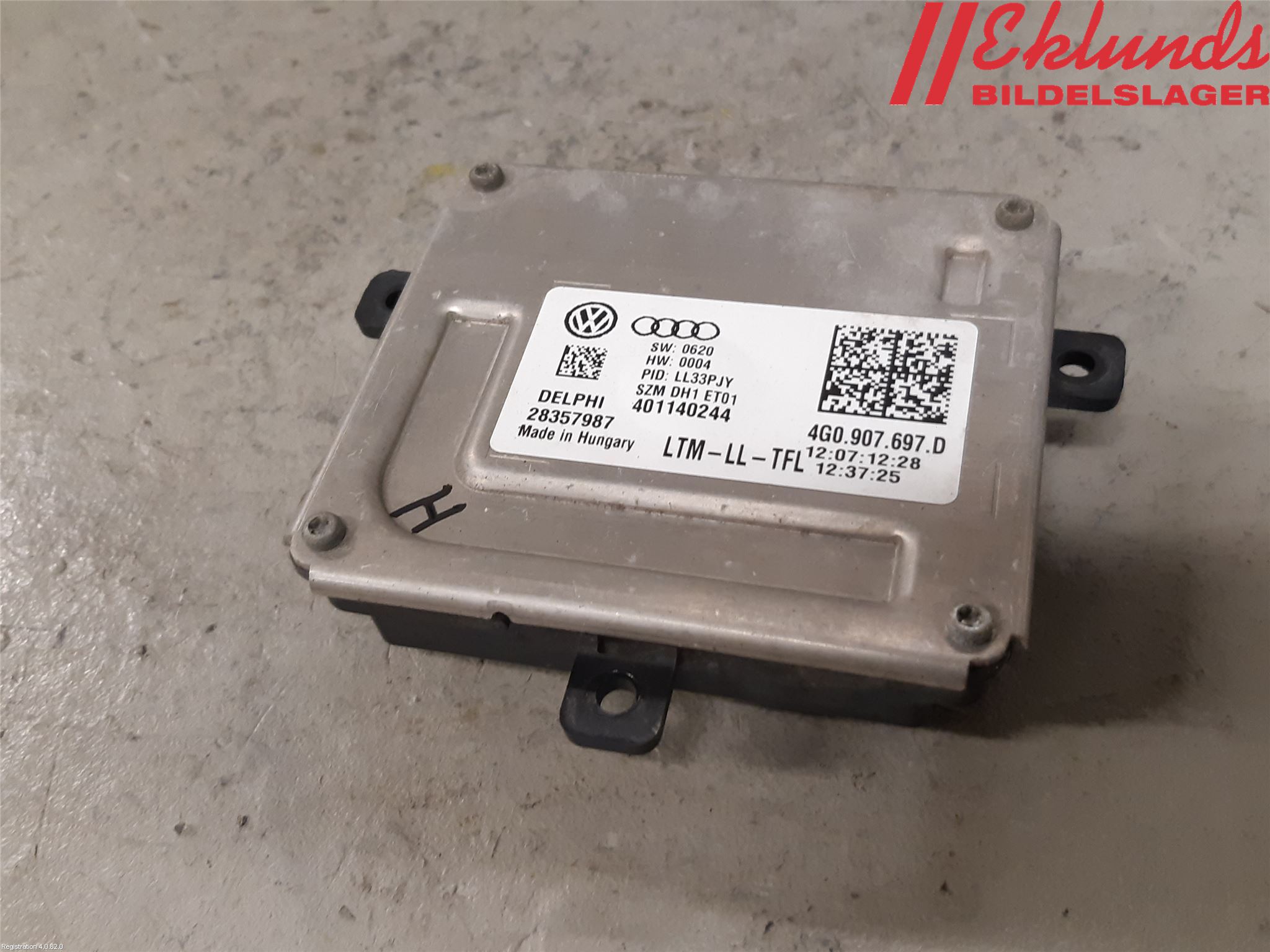 Audi A6/S6 4G 11-18 Styrenhet Strålkastare