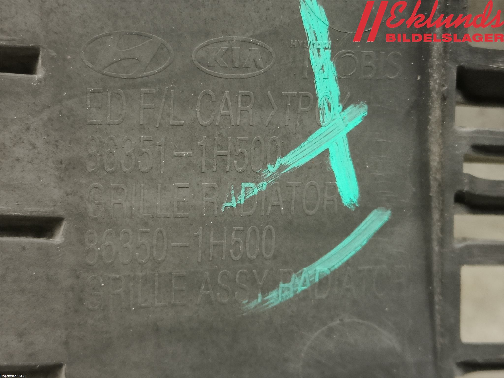 Kia CEED 06-12 Grill Komp