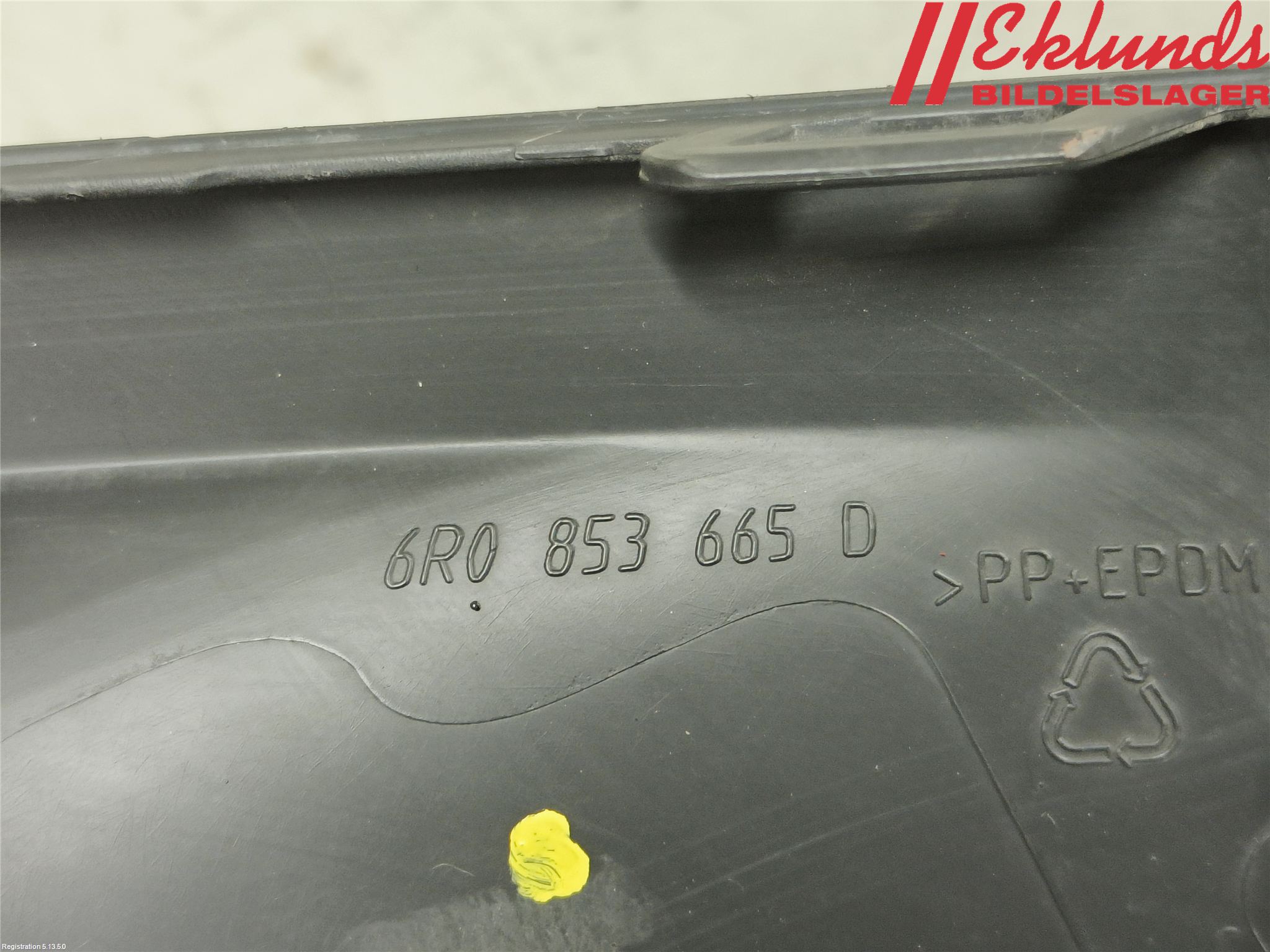 Volkswagen VW POLO 10-17 Dimljussarg Fram