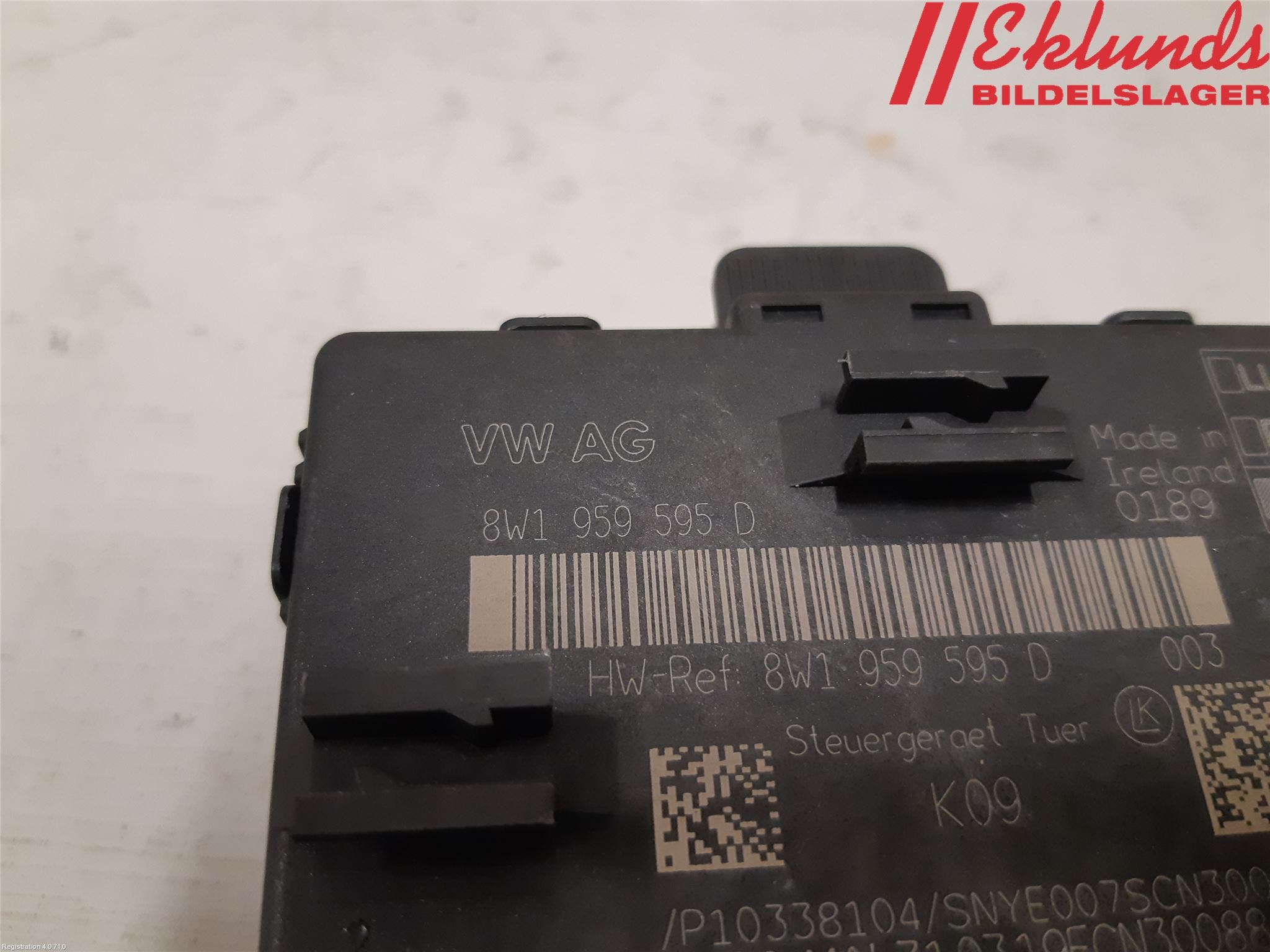 Audi A3/S3 8V 13-20 Styrenhet Dörr