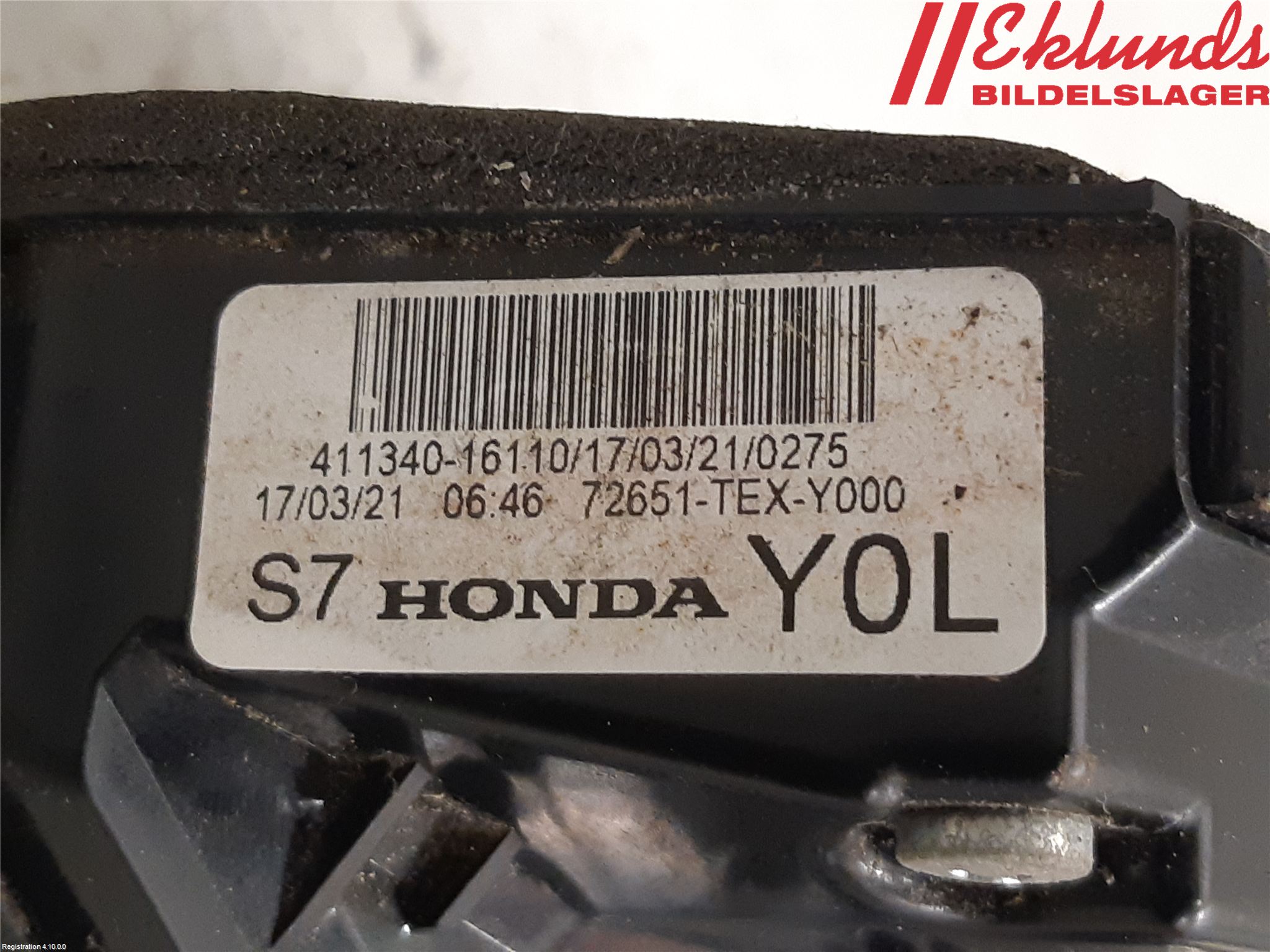 Honda CIVIC 17-22 Låskista-Dörrlås