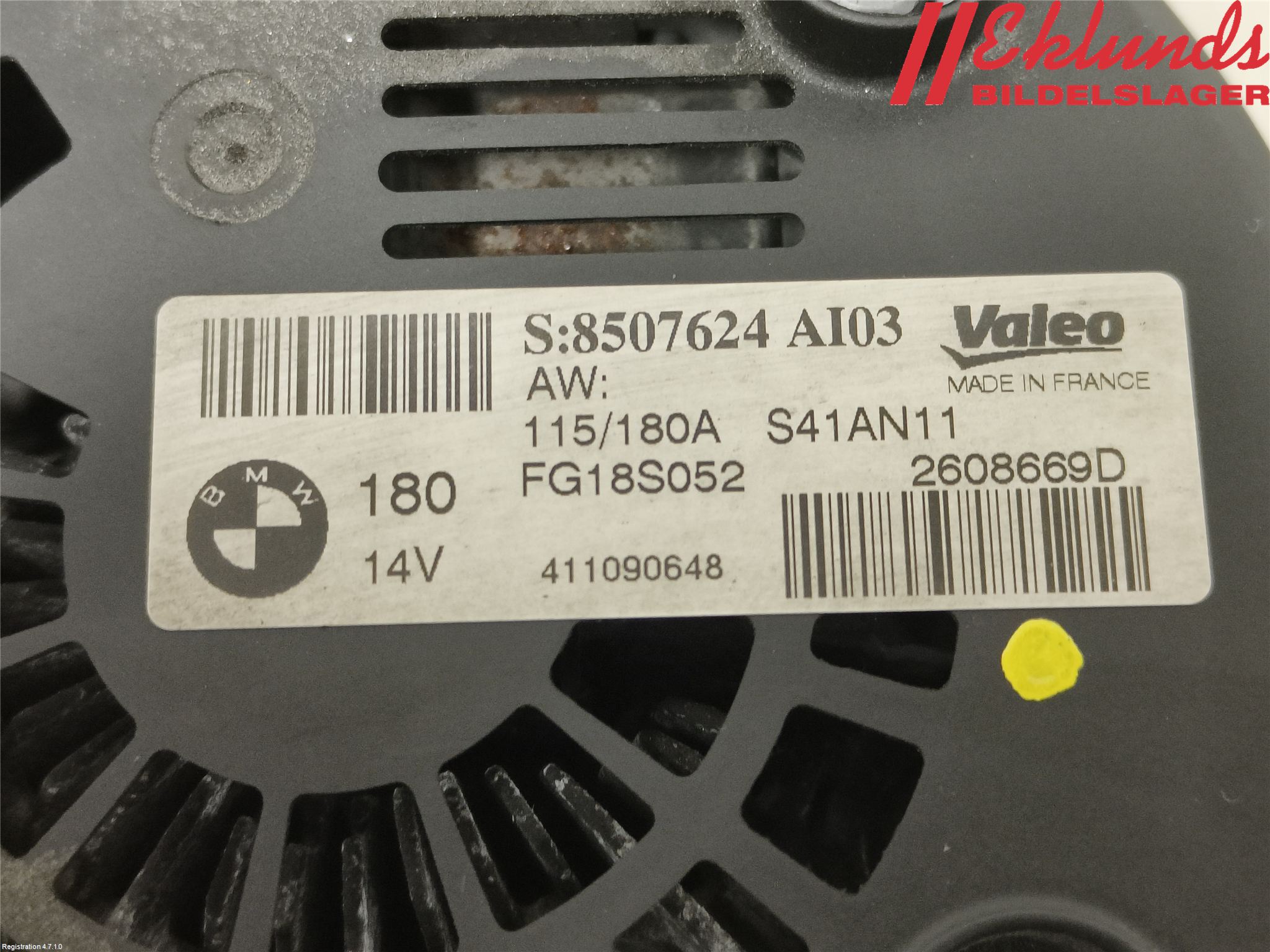 BMW 5 E60/61 Sed/Tou 02-10 Generator