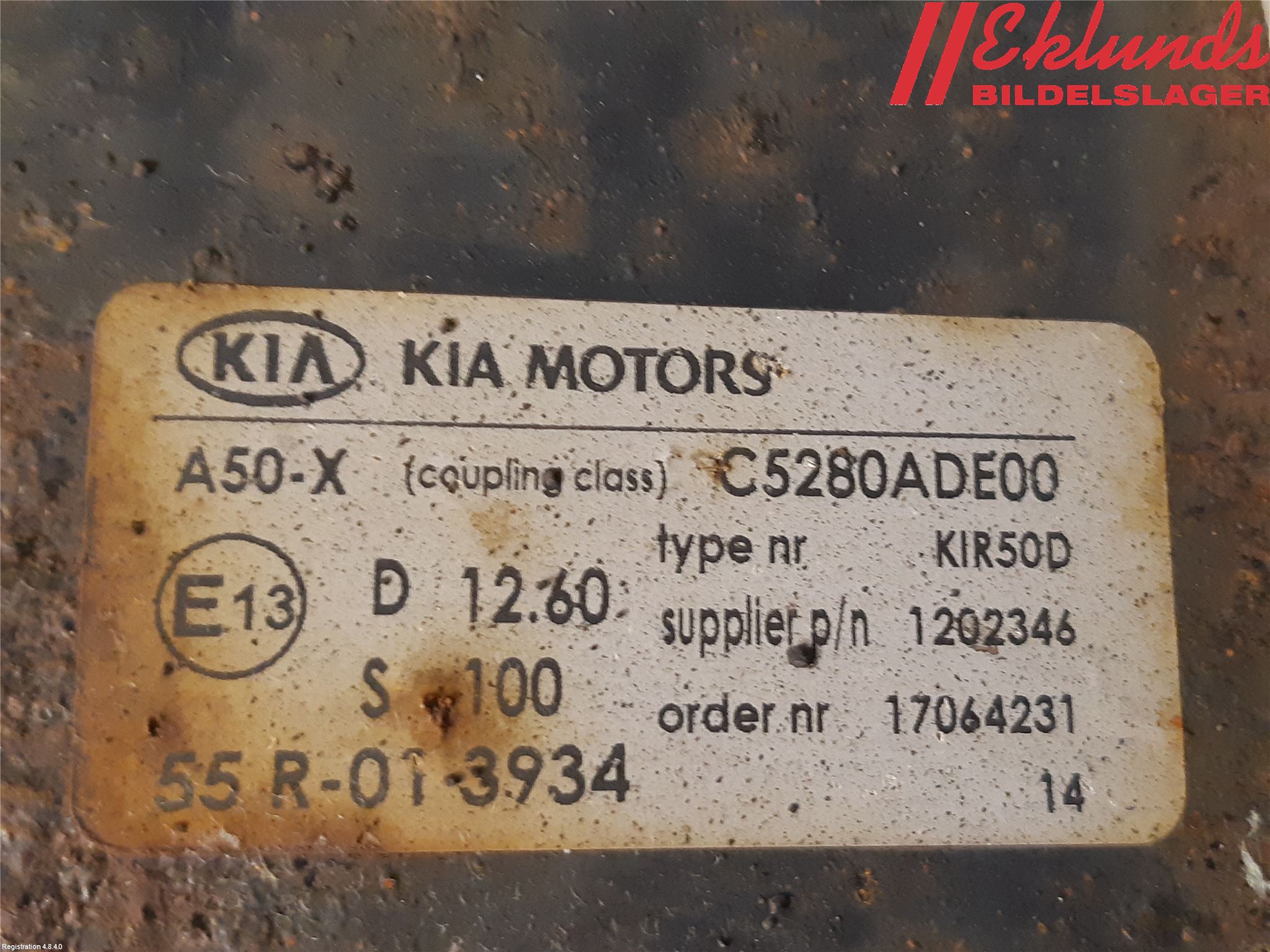 Kia SORENTO 15-20 Dragkrok
